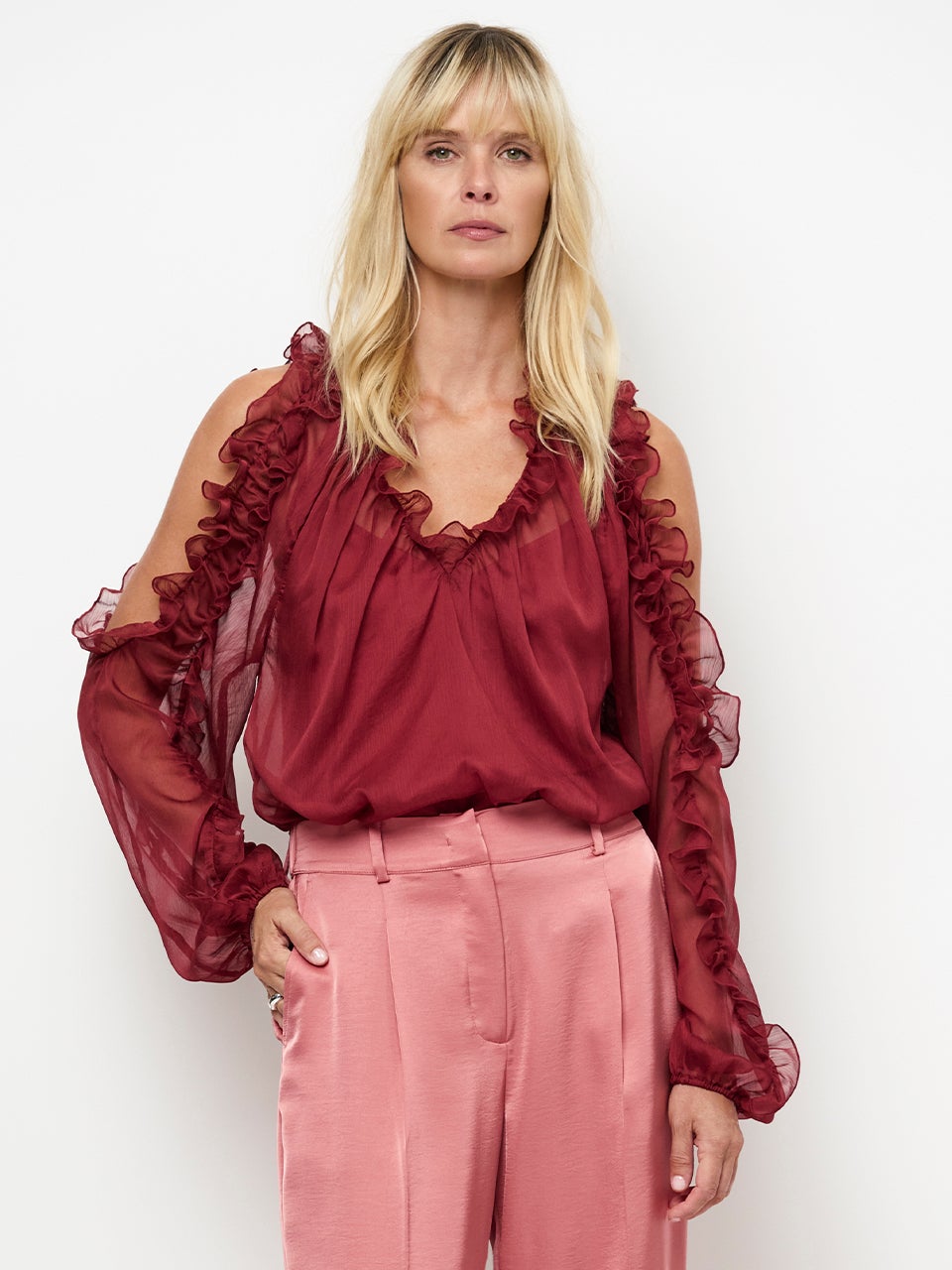 DANTE 06 261332 Harmony Boho Chiffon Blouse