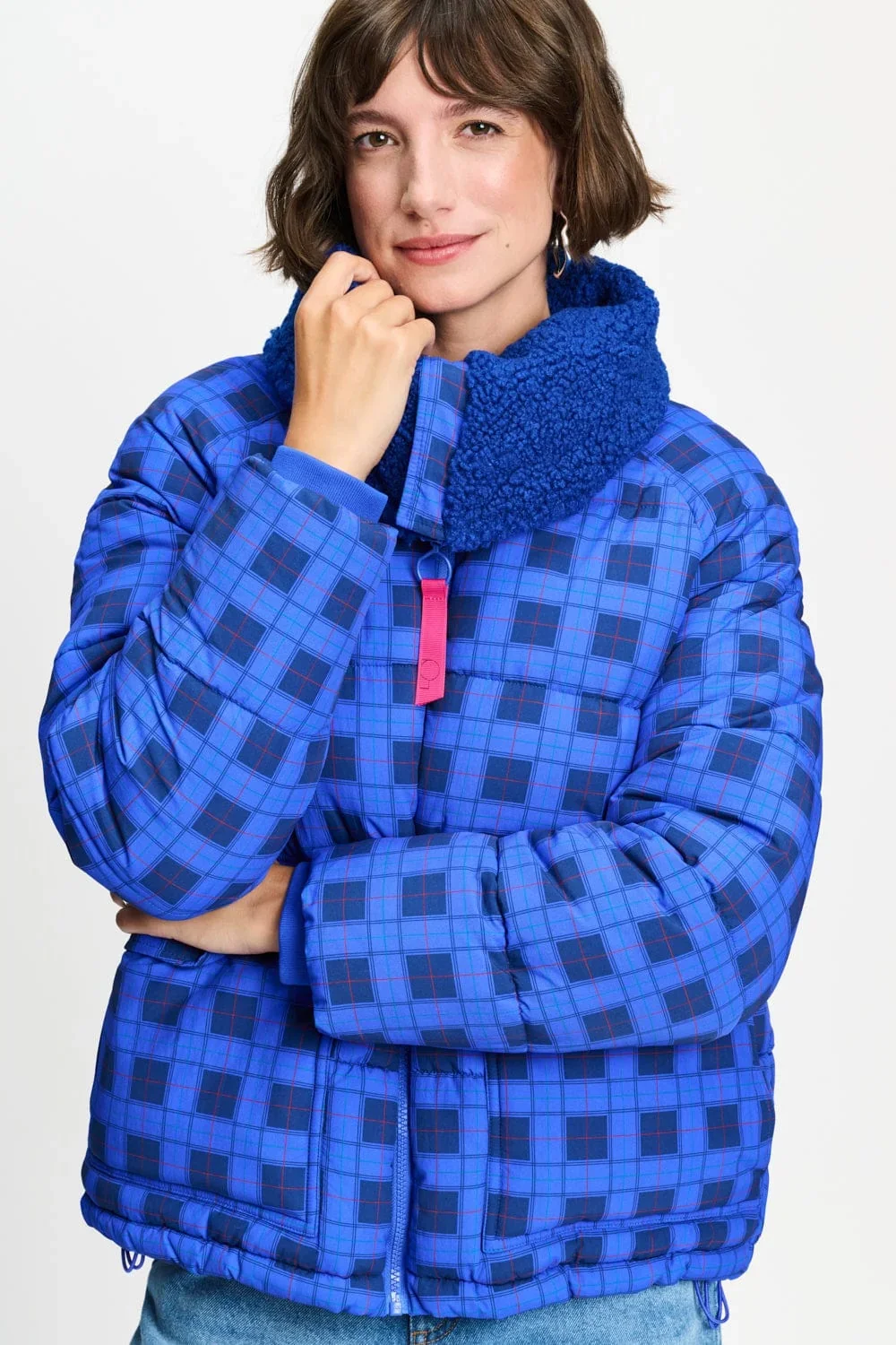 POM SP9674 COAT - Coco blue