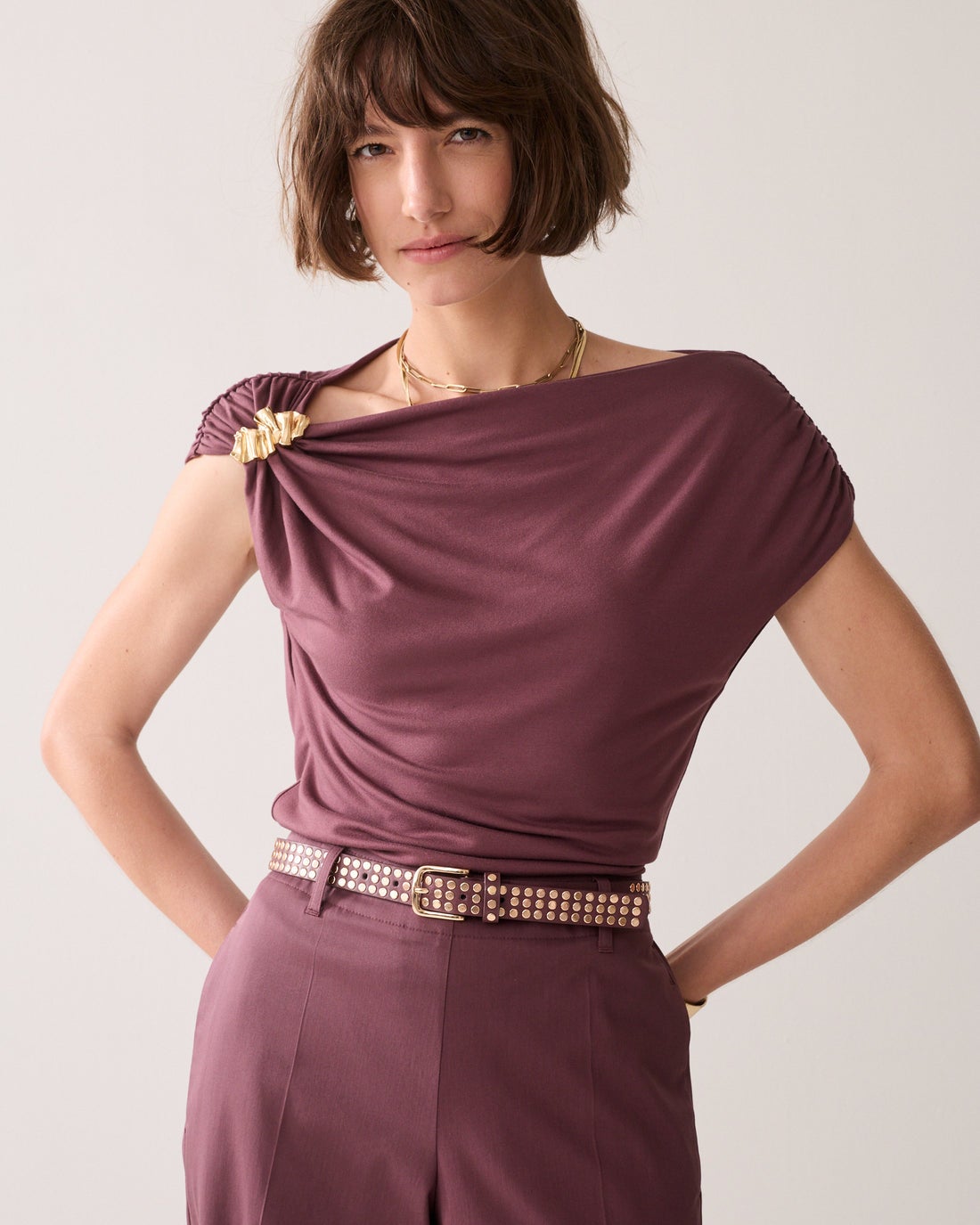 SUMMUM top met speld 3s5317-30784
