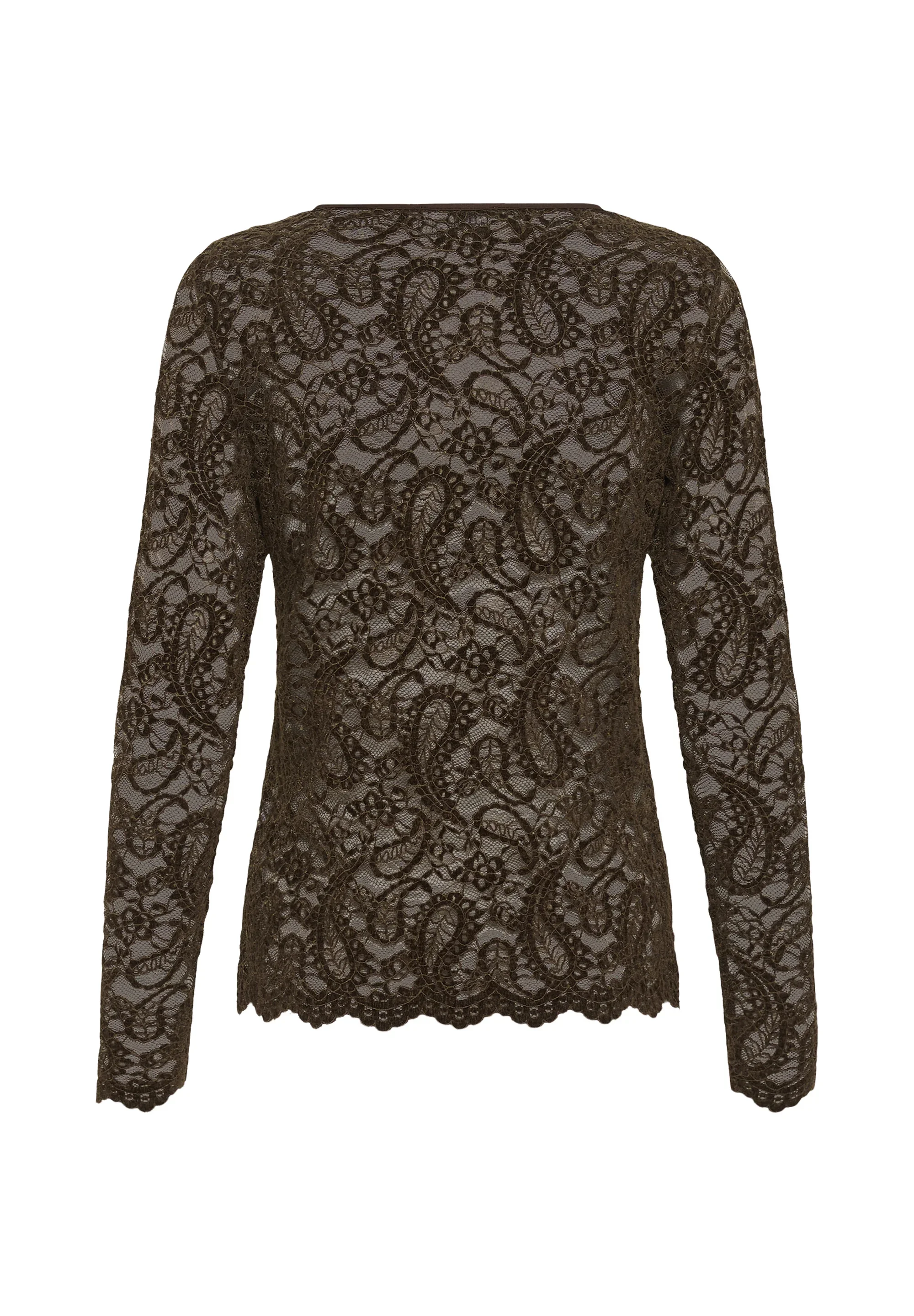 My Essential Wardrobe 10705726 MWSalvi LS Lace Blouse