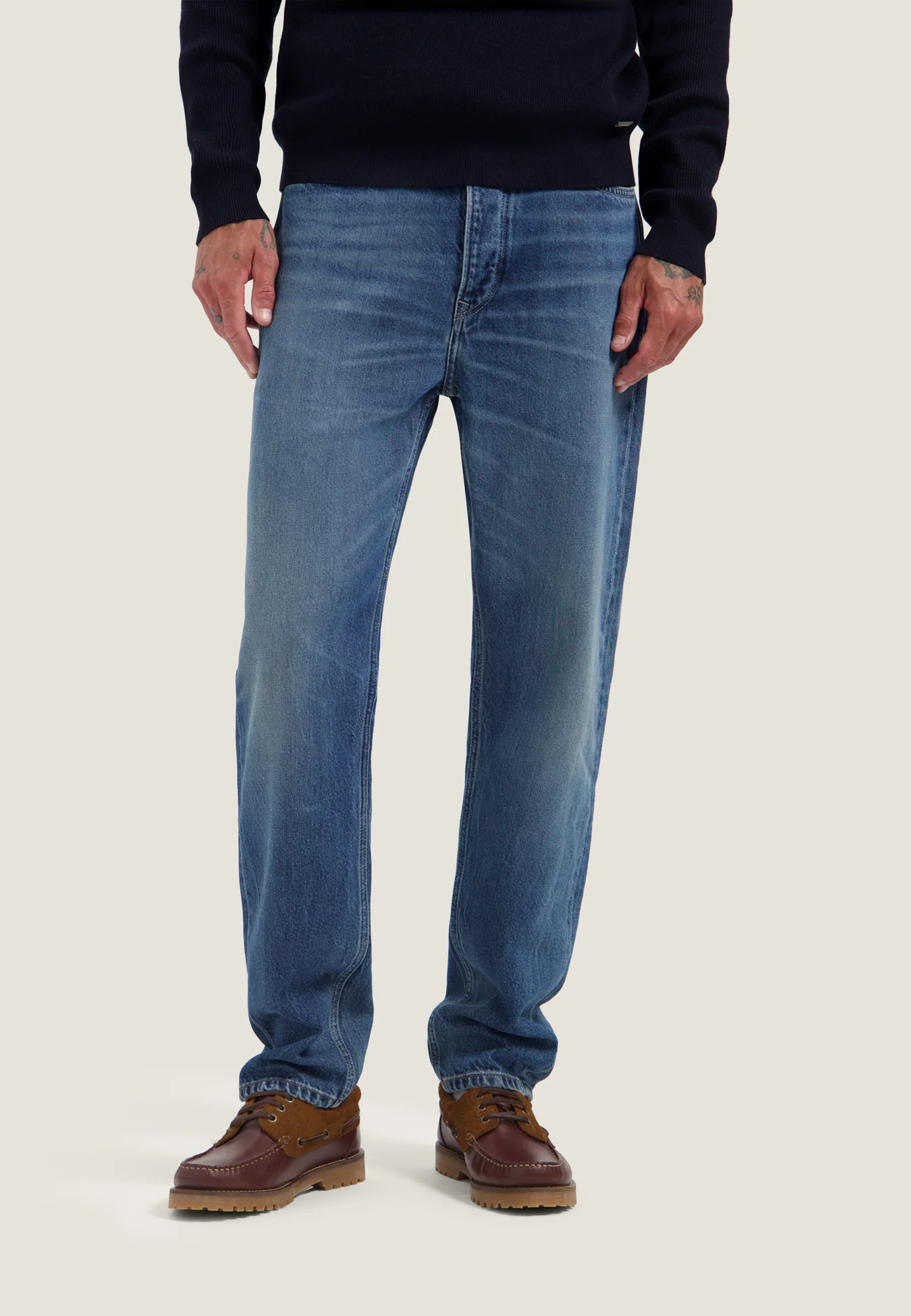DSTREZZED 551562 Logan 5 Pocket  relaxed tapered jeans