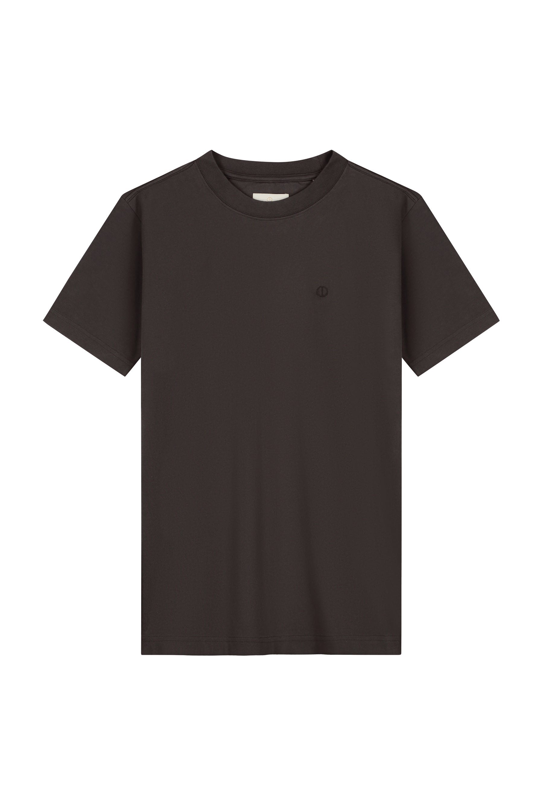 DESTREZZED 203012 COLLIN SS TEE-Dk. Brown