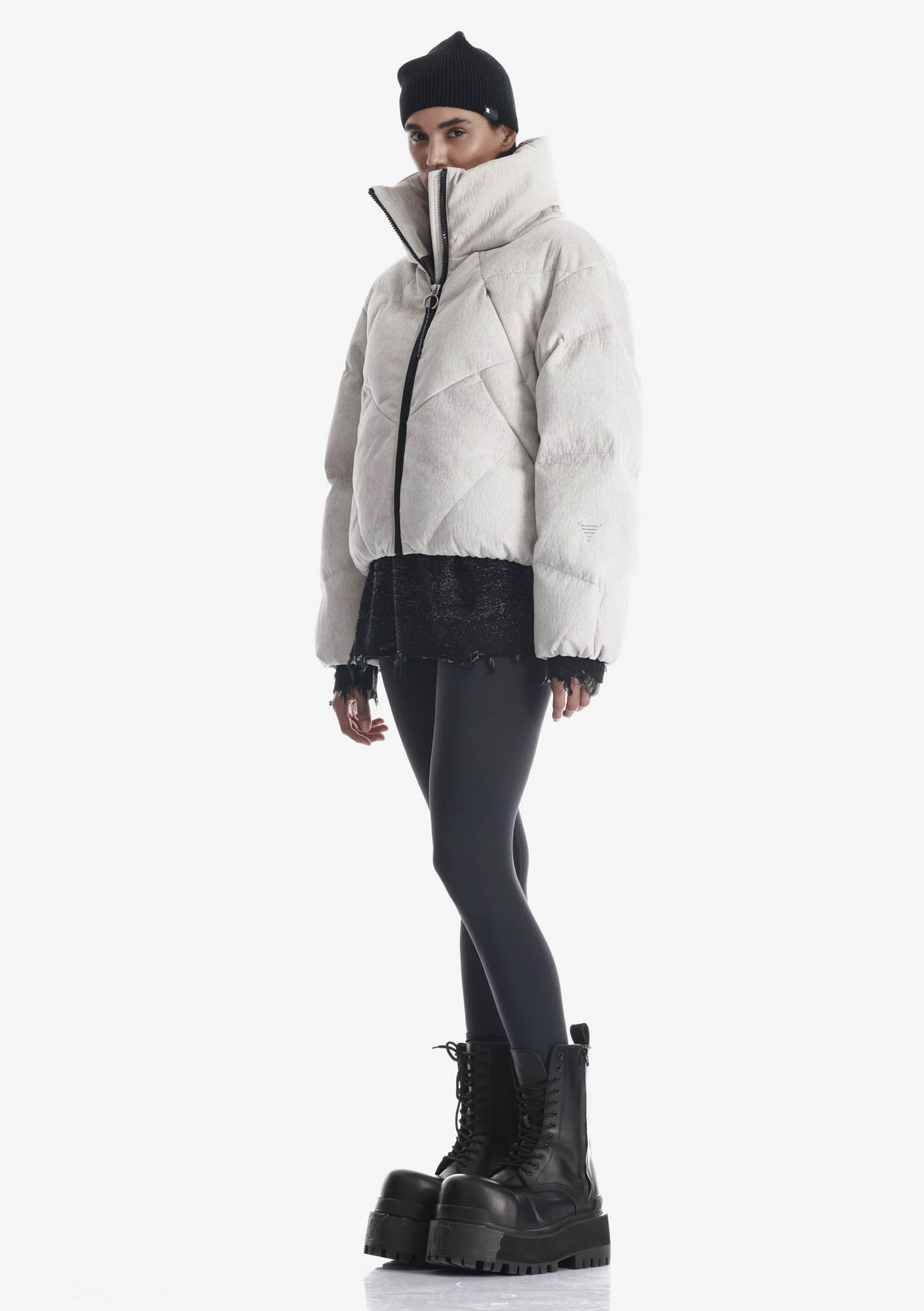 KRAKATAU QW616 126200022 NEBULA Short Puffer Jacket