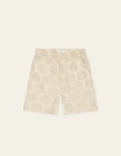 LES DEUX 1001944 Dahlia Jacquard Shorts-Light Sand