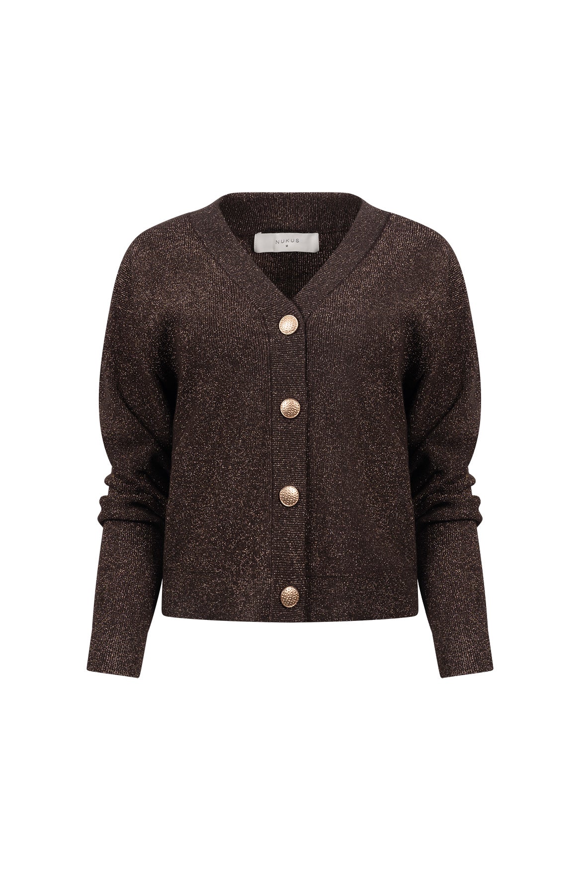 NUKUS NKF05039 Willa Cardigan-chocolate