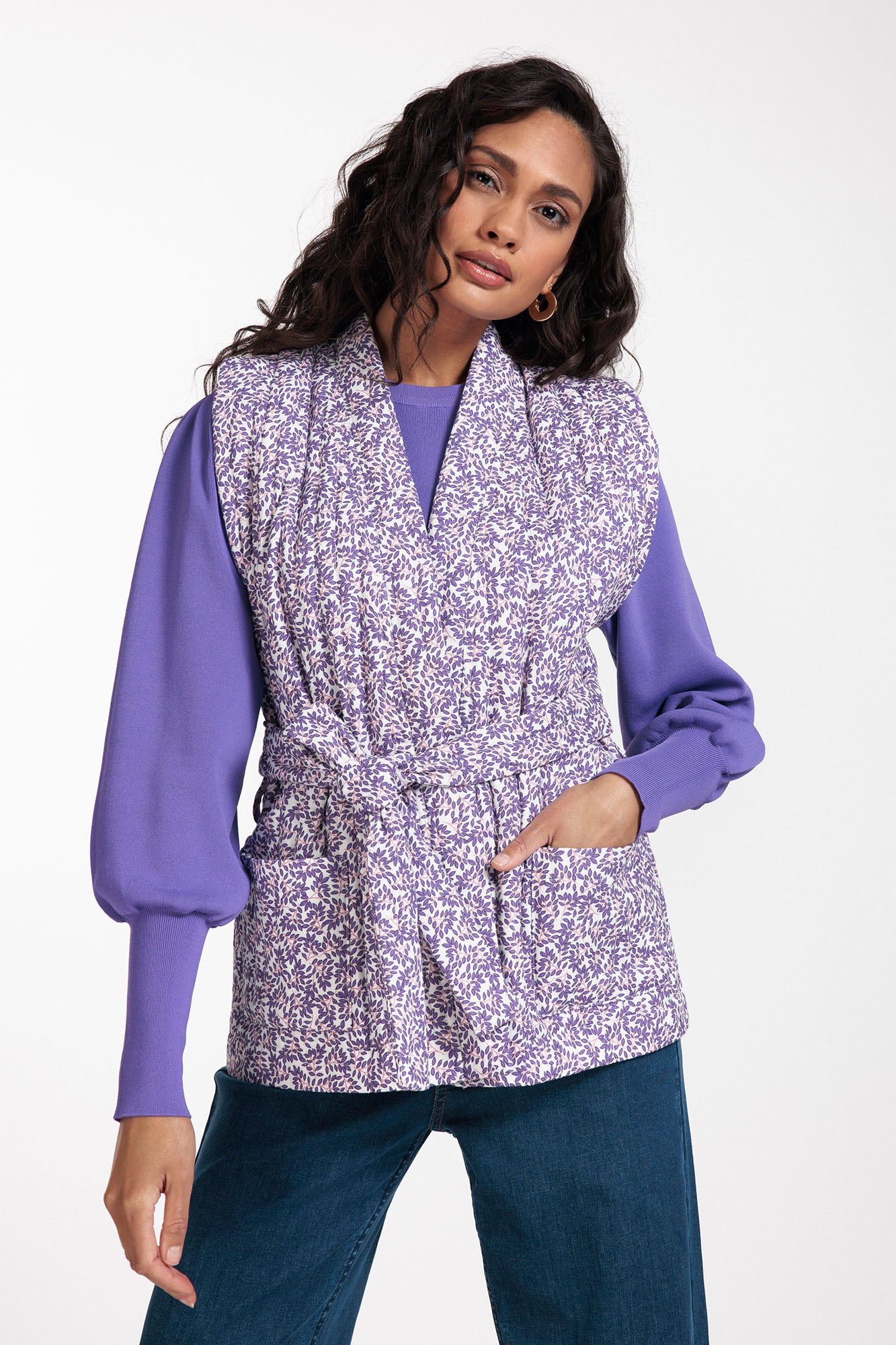 STUDIO ANNELOES 08258 Nona quilted twig waistcoat