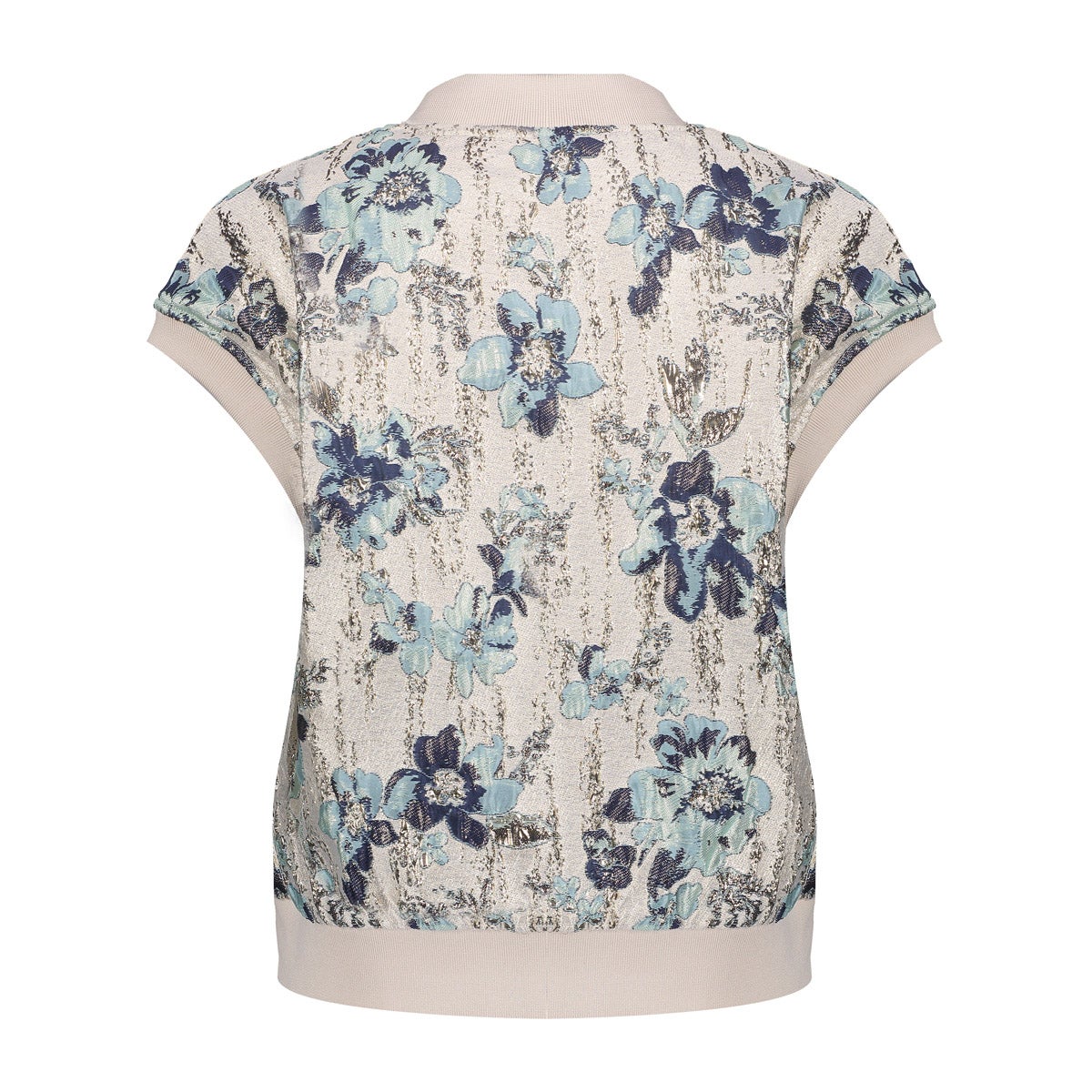 GEISHA 65355-14  Sleeveless Bomber Jacquard