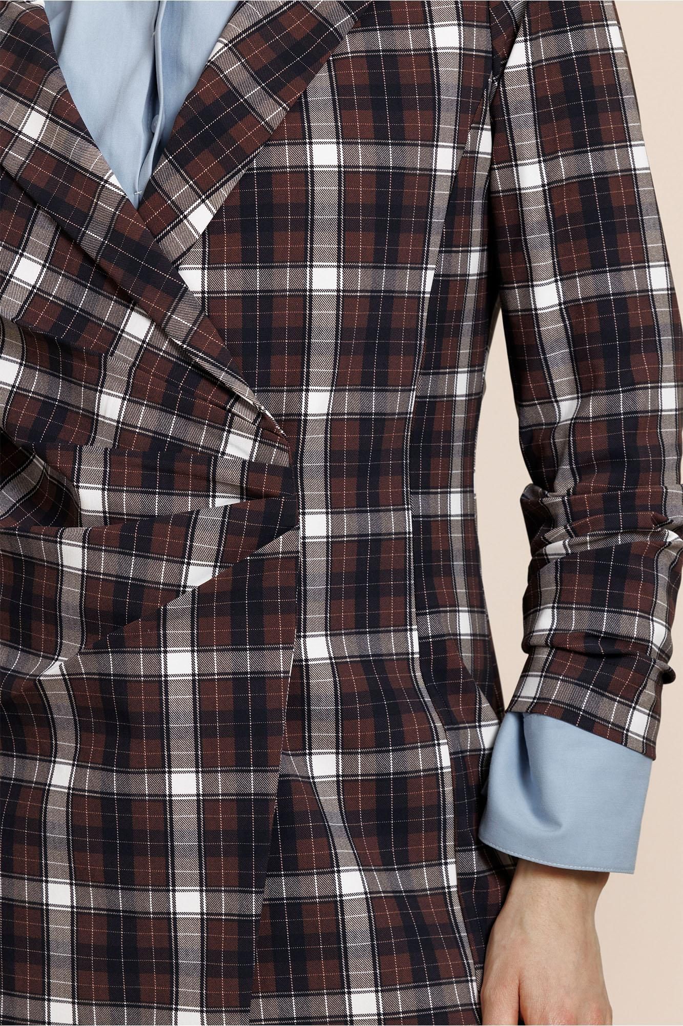 STUDIO ANNELOES 14120 Cinta check blazer