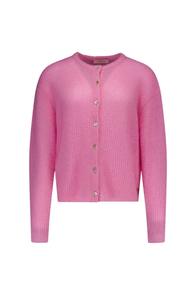 STUDIO ANNELOES 13699 Bibi spring cardigan - Pop pink