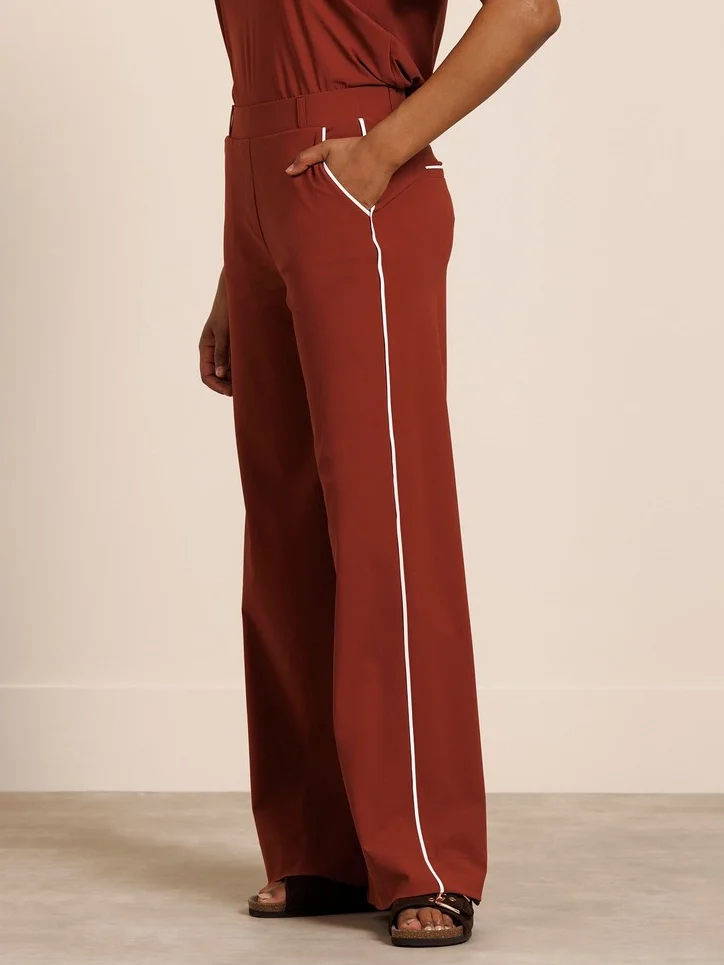 STUDIO ANNELOES 14029 Lexie piping trousers