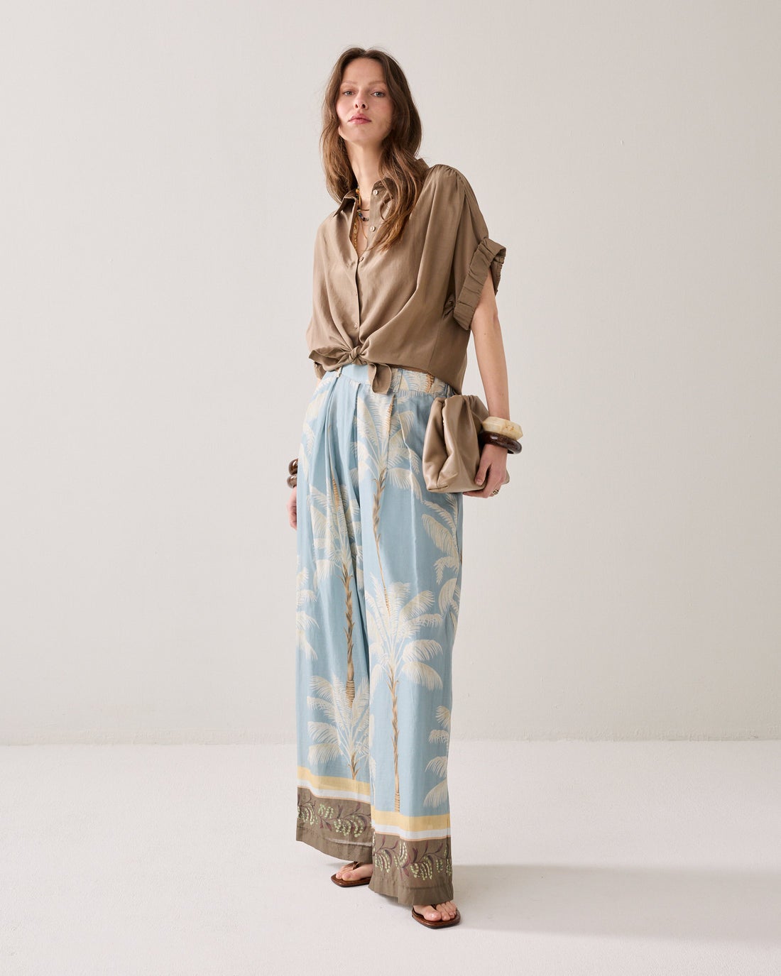 SUMMUM 2s3484-12370 blouse glanzend