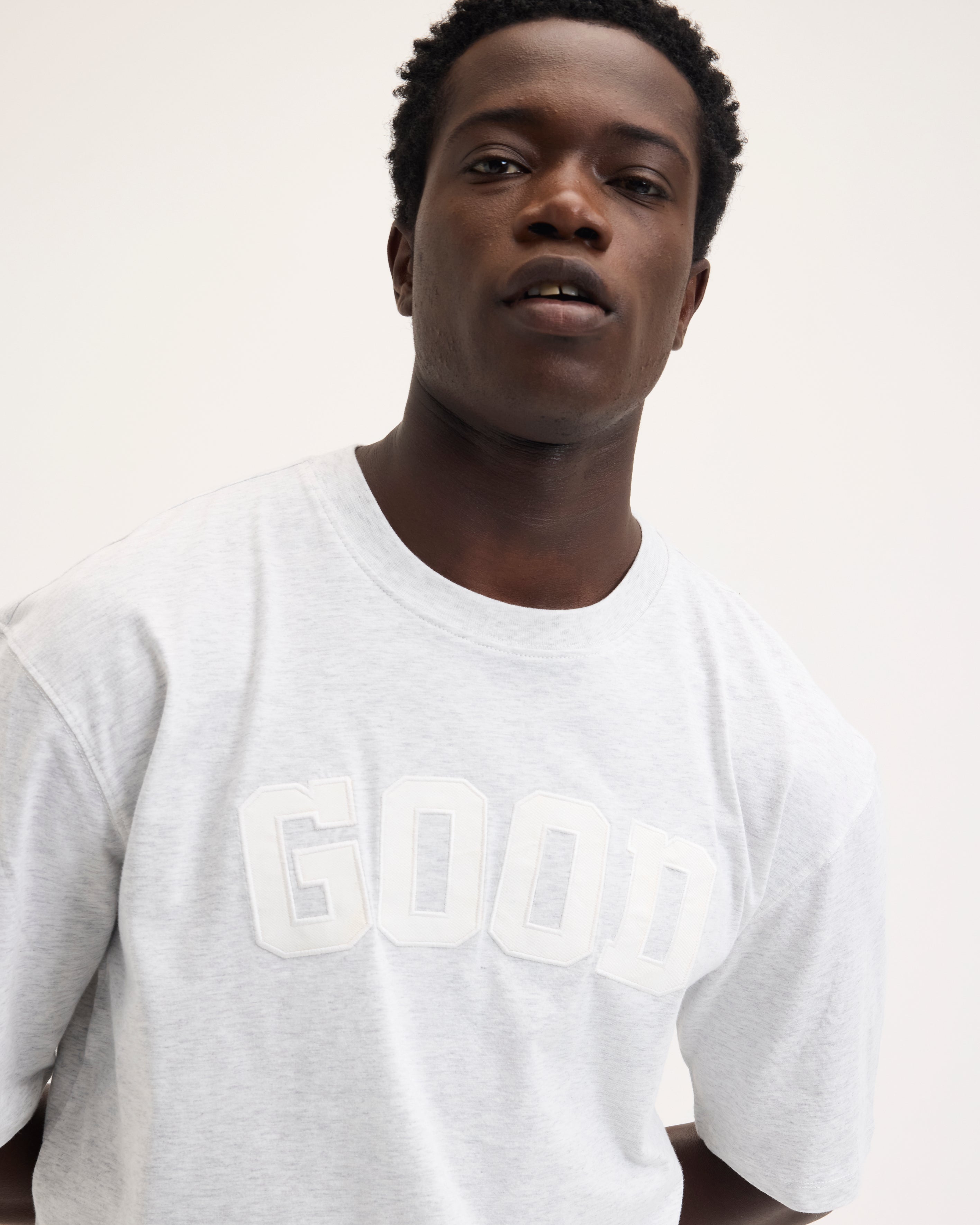 THE GOODPEOPLE TOC 26020909 t-shirt grijs