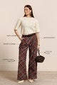 STUDIO ANNELOES 14080 Ireen pleated check trousers
