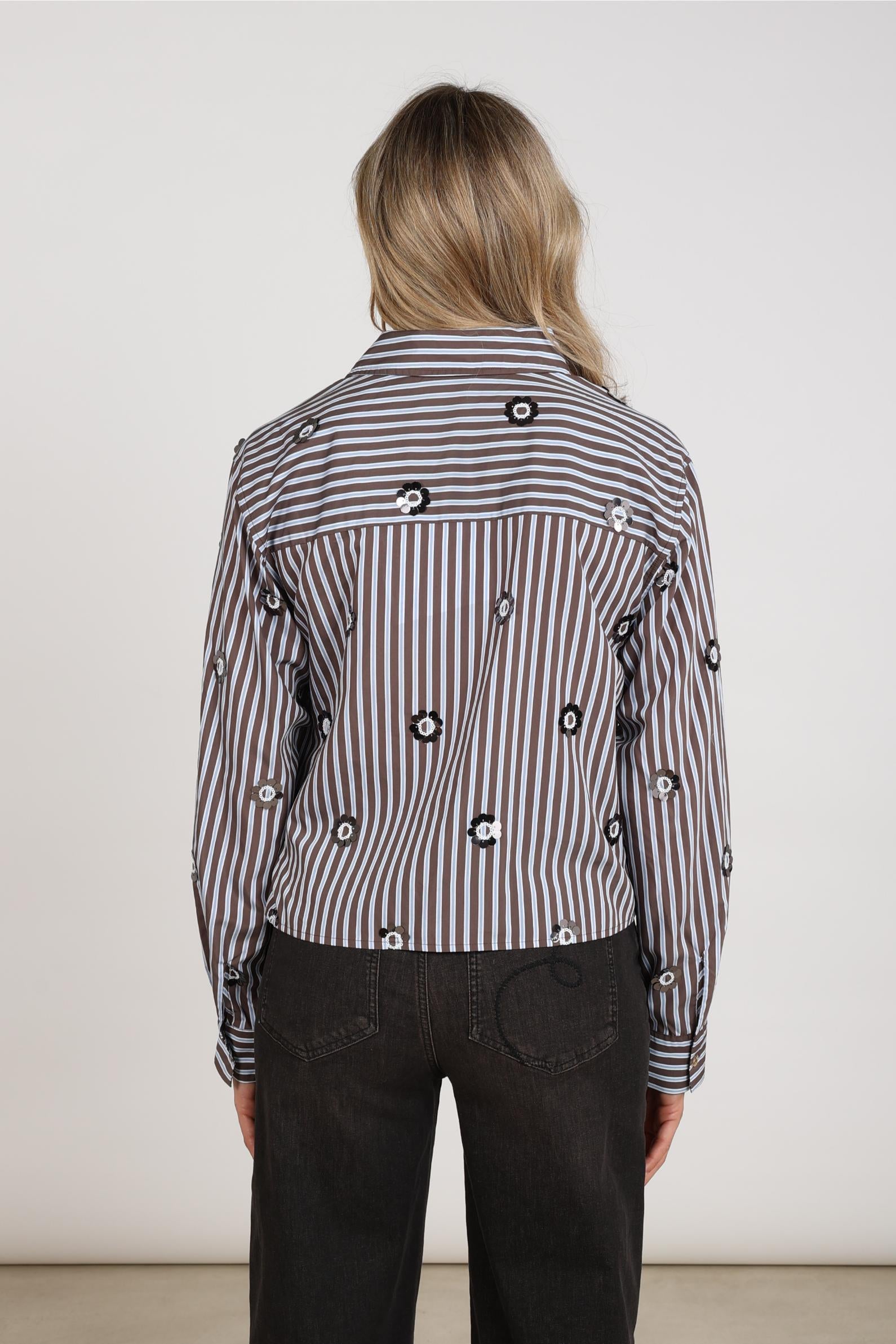 NUKUS NKF02139 Amy Blouse Stripe
