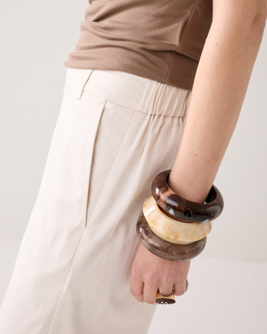 SUMMUM 4s2992-11816 broek met split