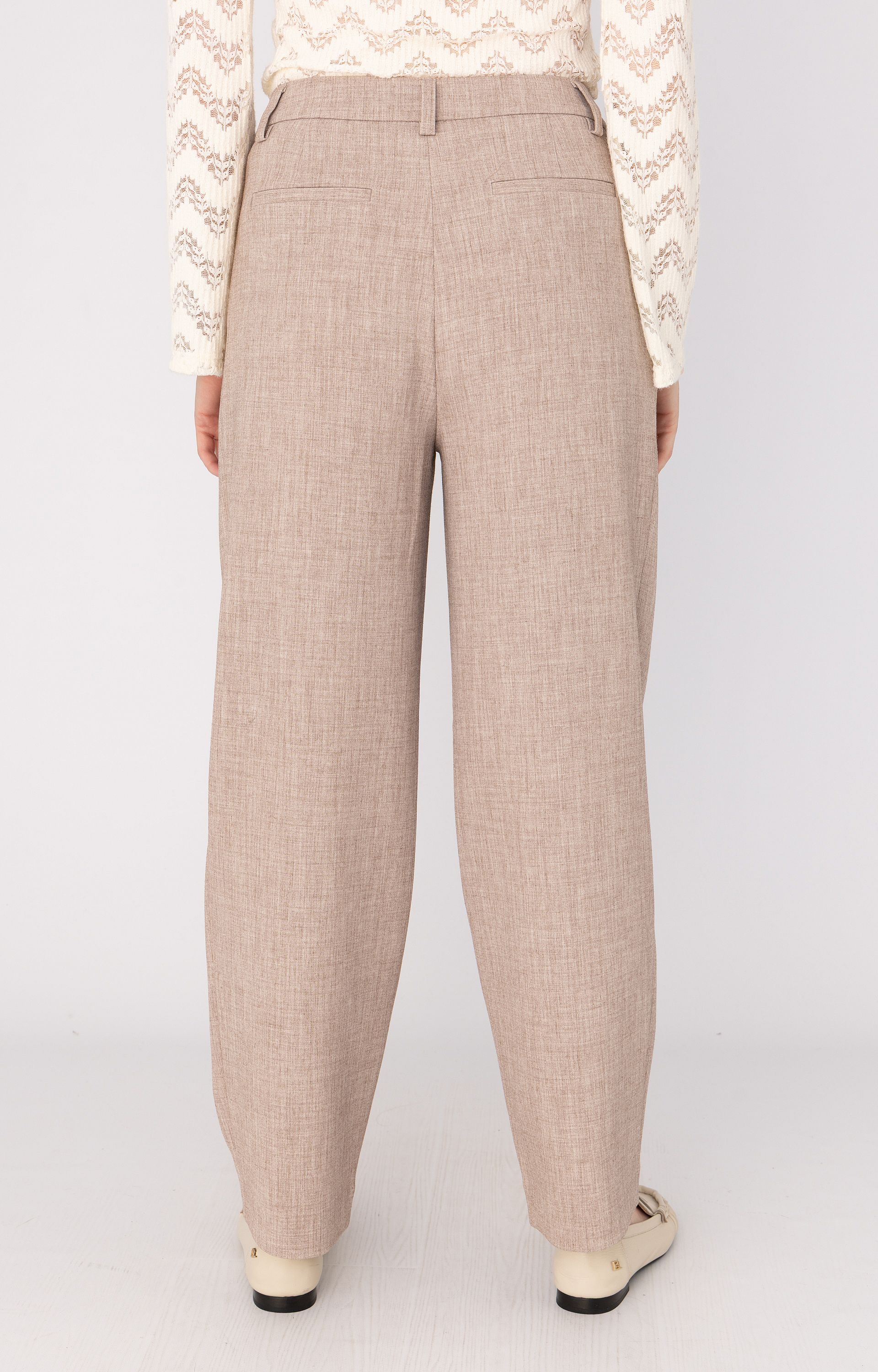 ANNA 61a02-03561 Pantalon met structuur