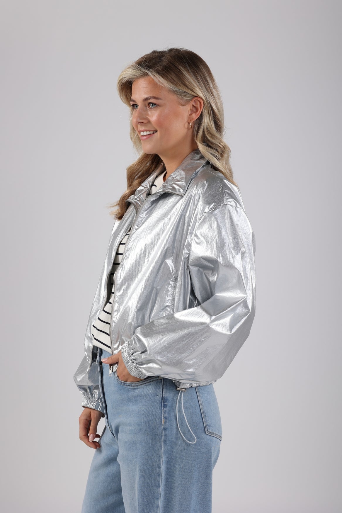 NUKUS Deveny Jacket NKS13025 - Silver