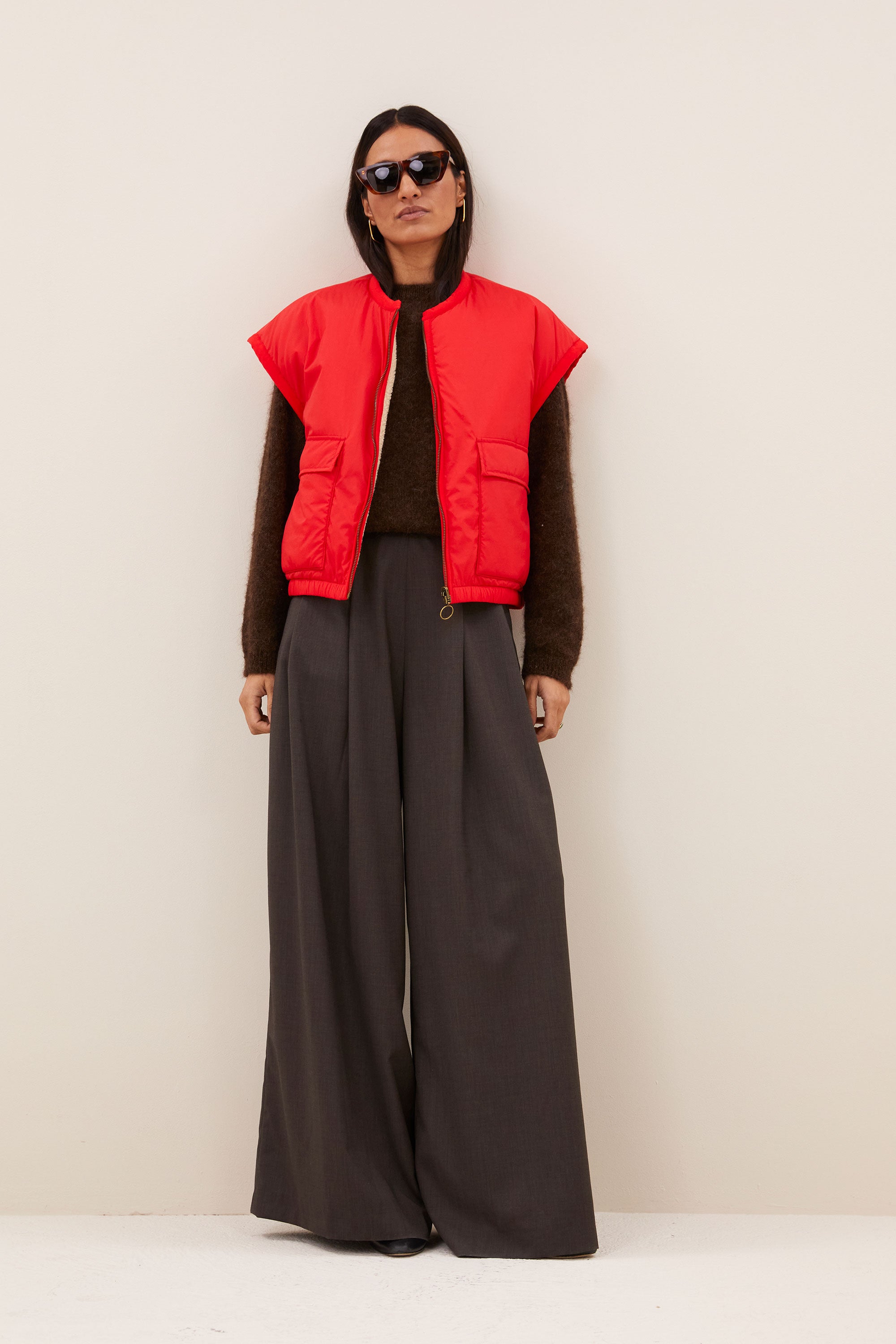 BY-BAR 26419003 gio sleeveless-poppy red