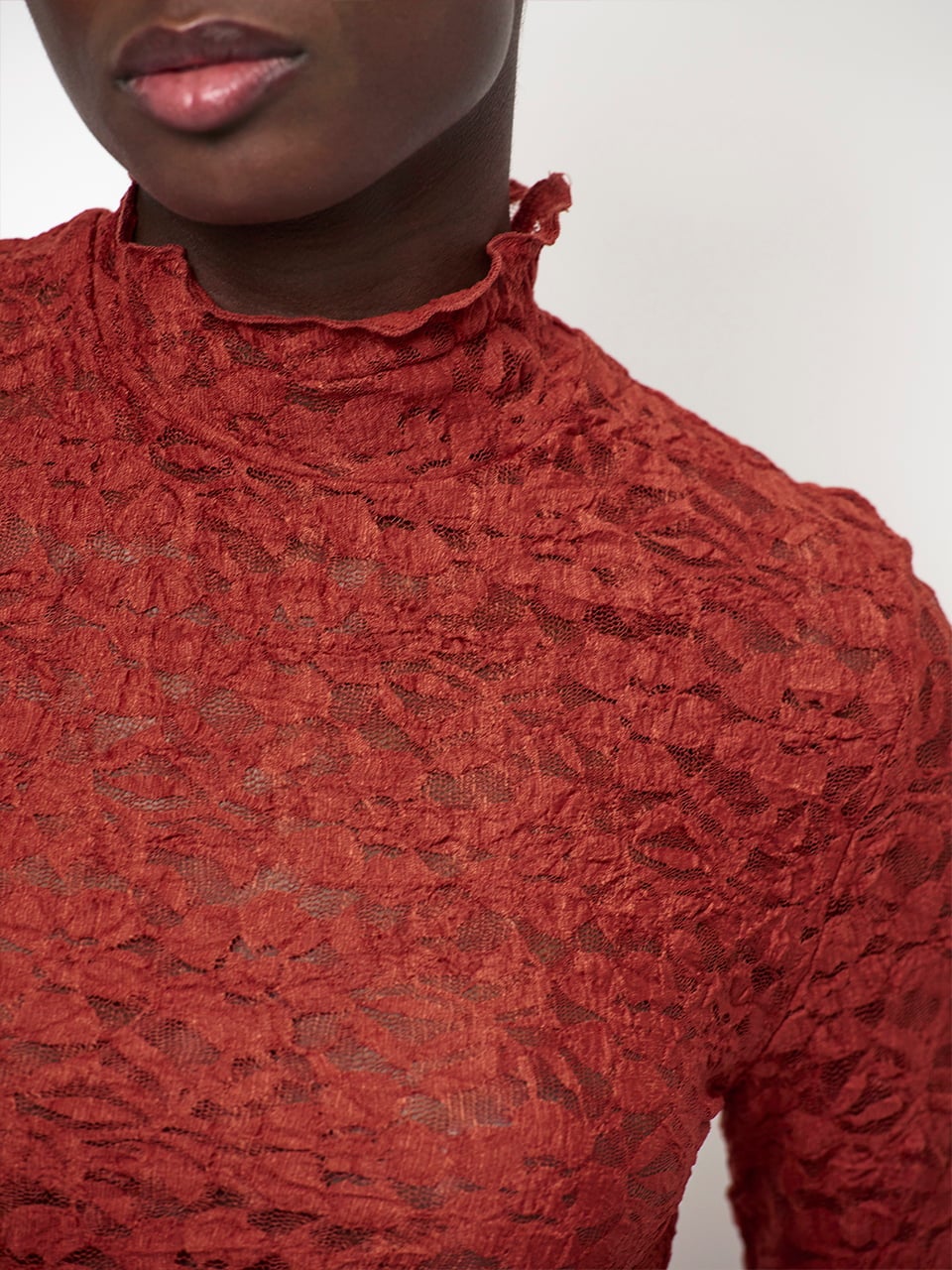 DANTE 6 263275 Irony lace turtle Top oranje