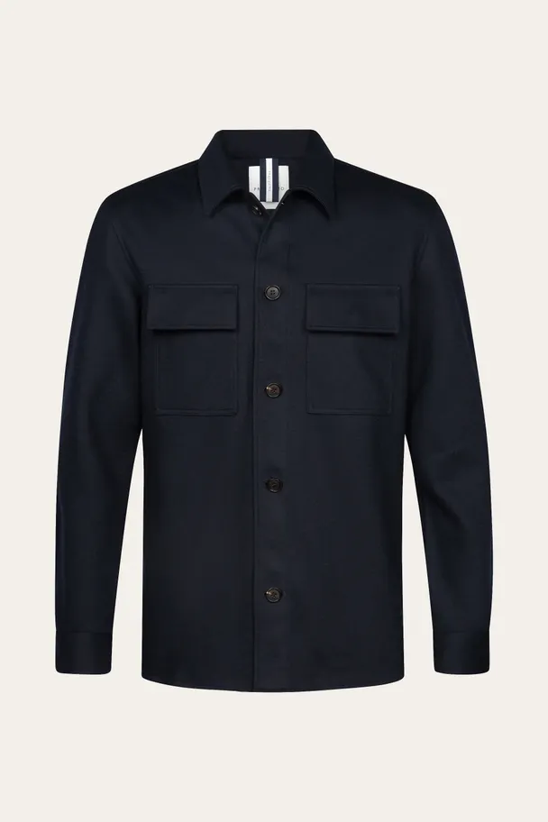 PROFUOMO PPXF30001A Navy knitted overshirt