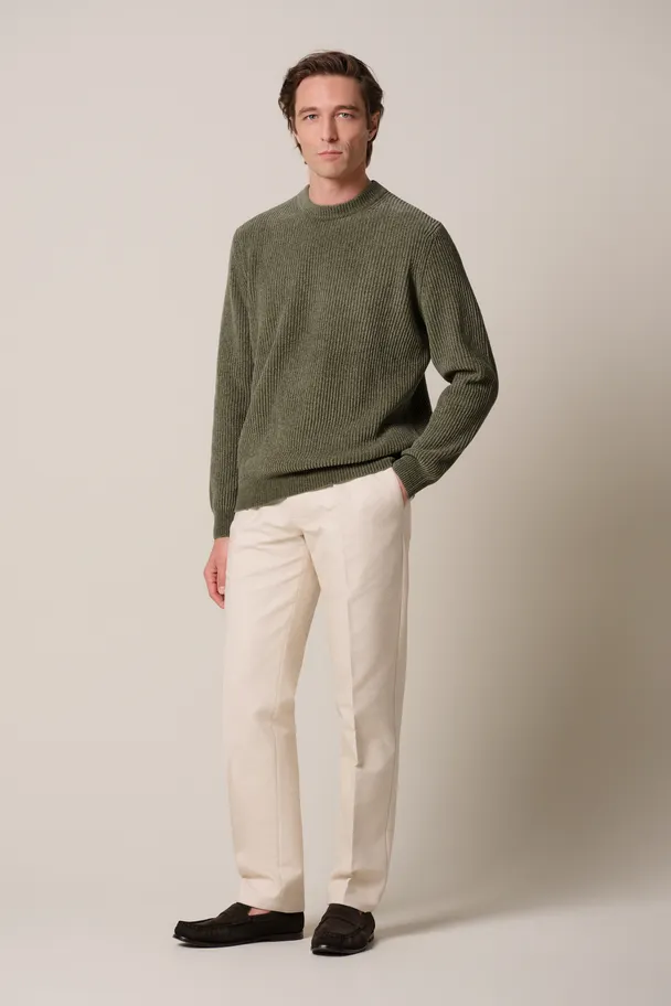 PROFUOMO PPXJ30034A  chenille crewneck pullover