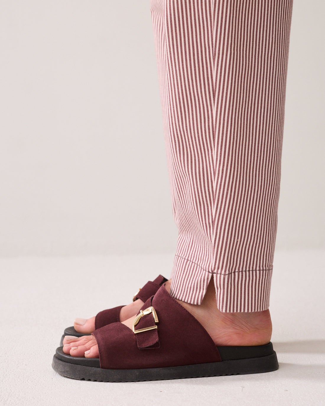 SUMMUM Gestreepte chino 4s2988-12478