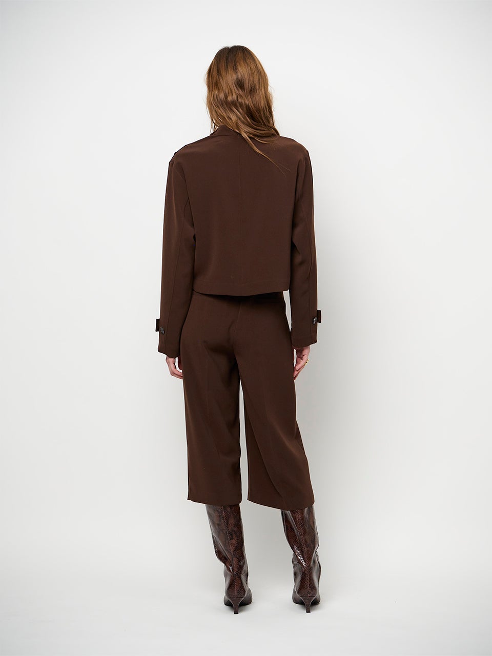 DANTE 6 263152 Raes buttondetail Top bruin