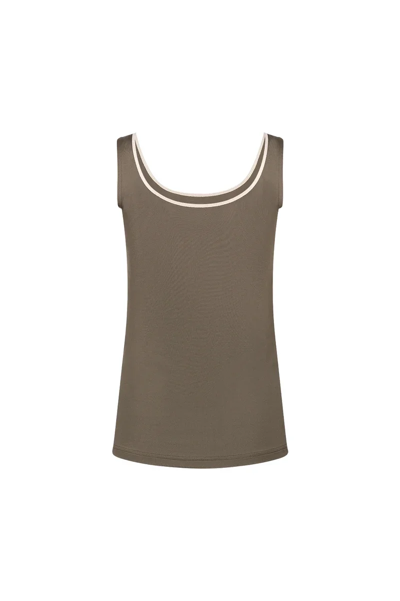 NUKUS NKF01100 Juba Singlet-moss/gold