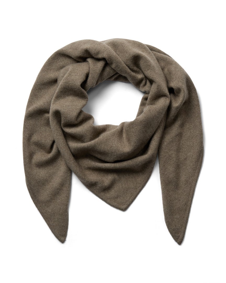 173150 MMEnata Cashmere Knit  Scarf - Brindle