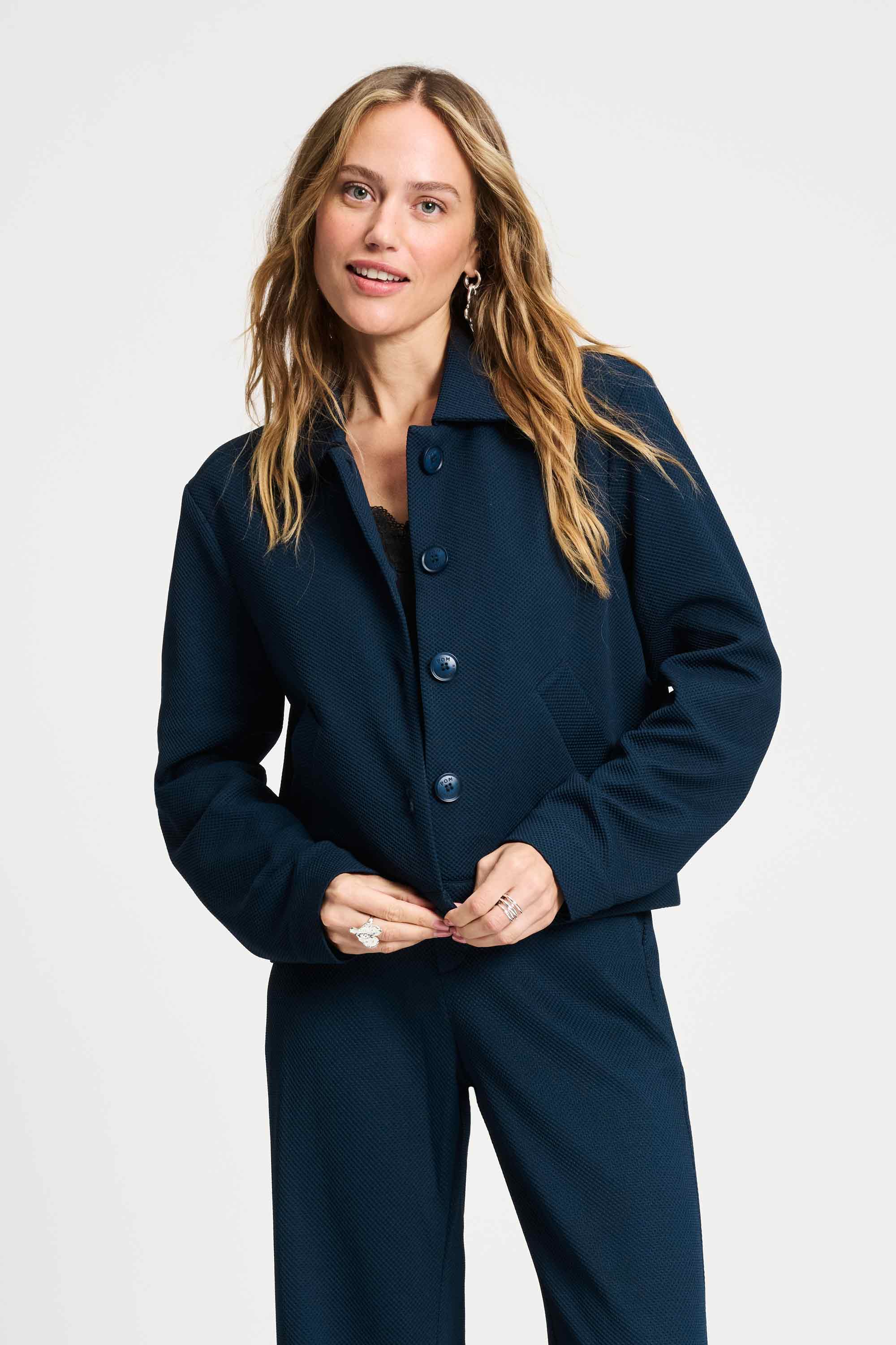 POM SP9393 JACKET - IRIS ETERNAL BLUE