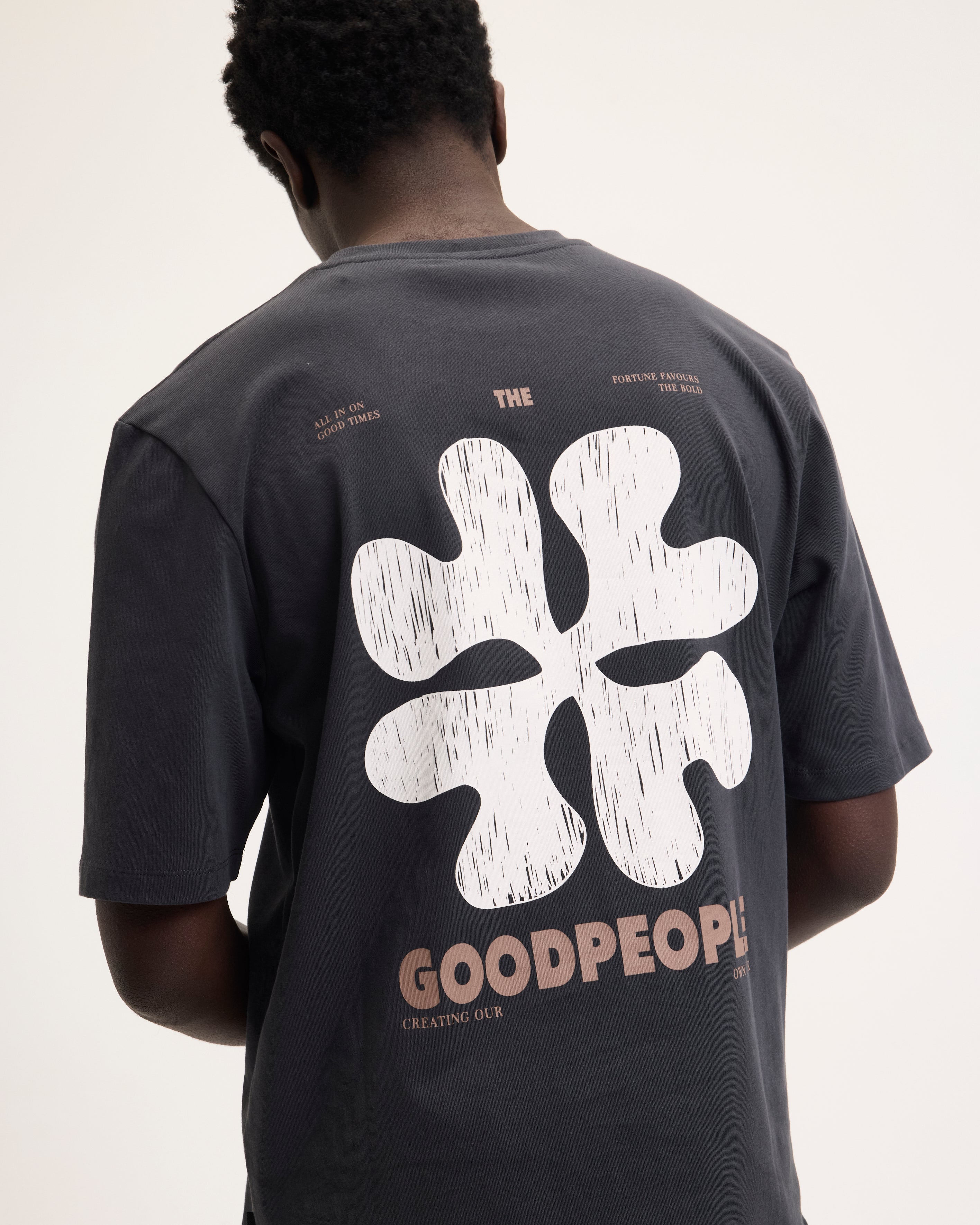 THE GOODPEOPLE TEX 26020903 t-shirt grijs