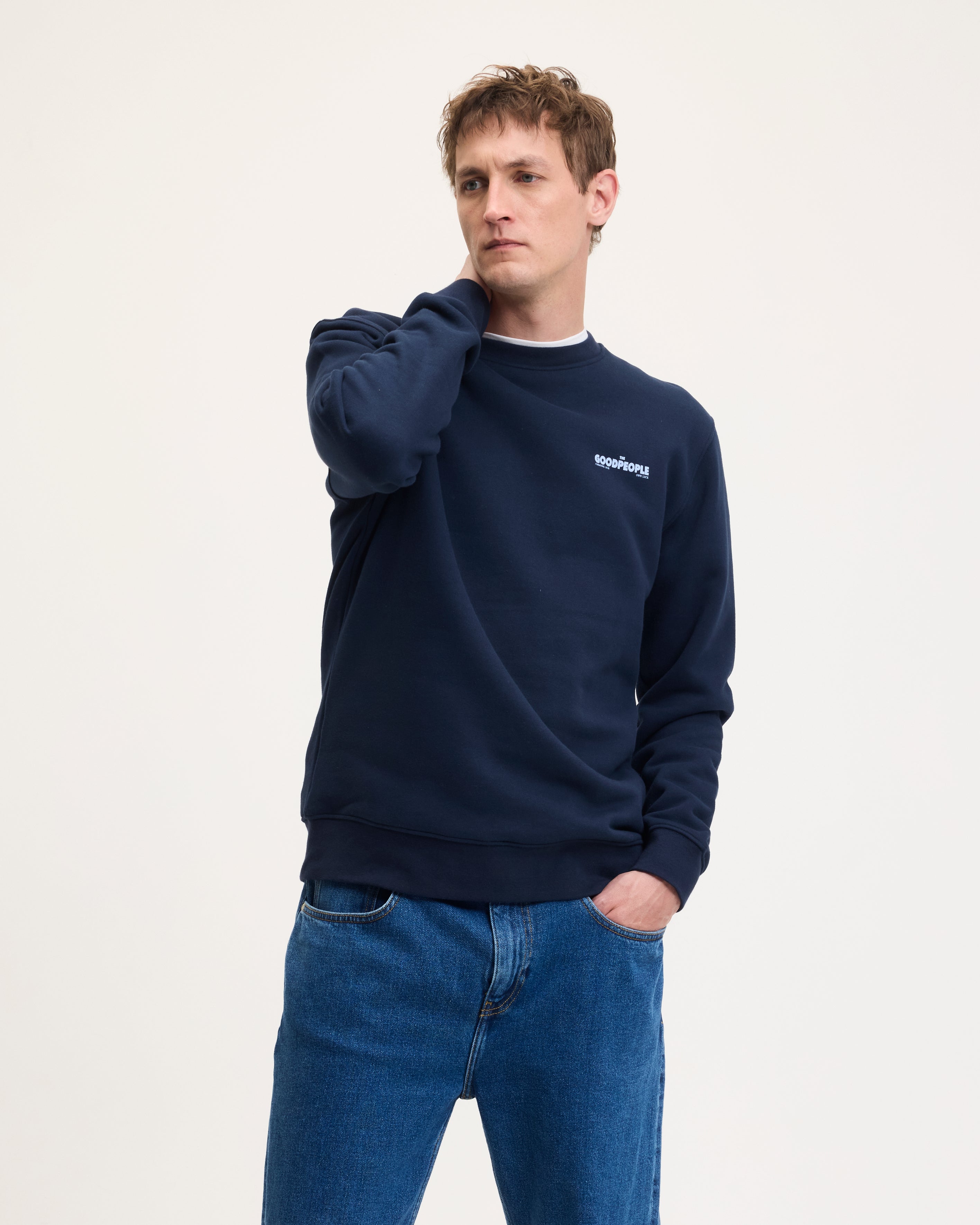 THE GOODPEOPLE LITO 26020700 sweater navy