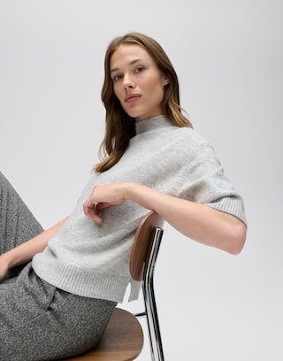 OPUS 10633114570106 Pifko Rechthoekig gebreid shirt