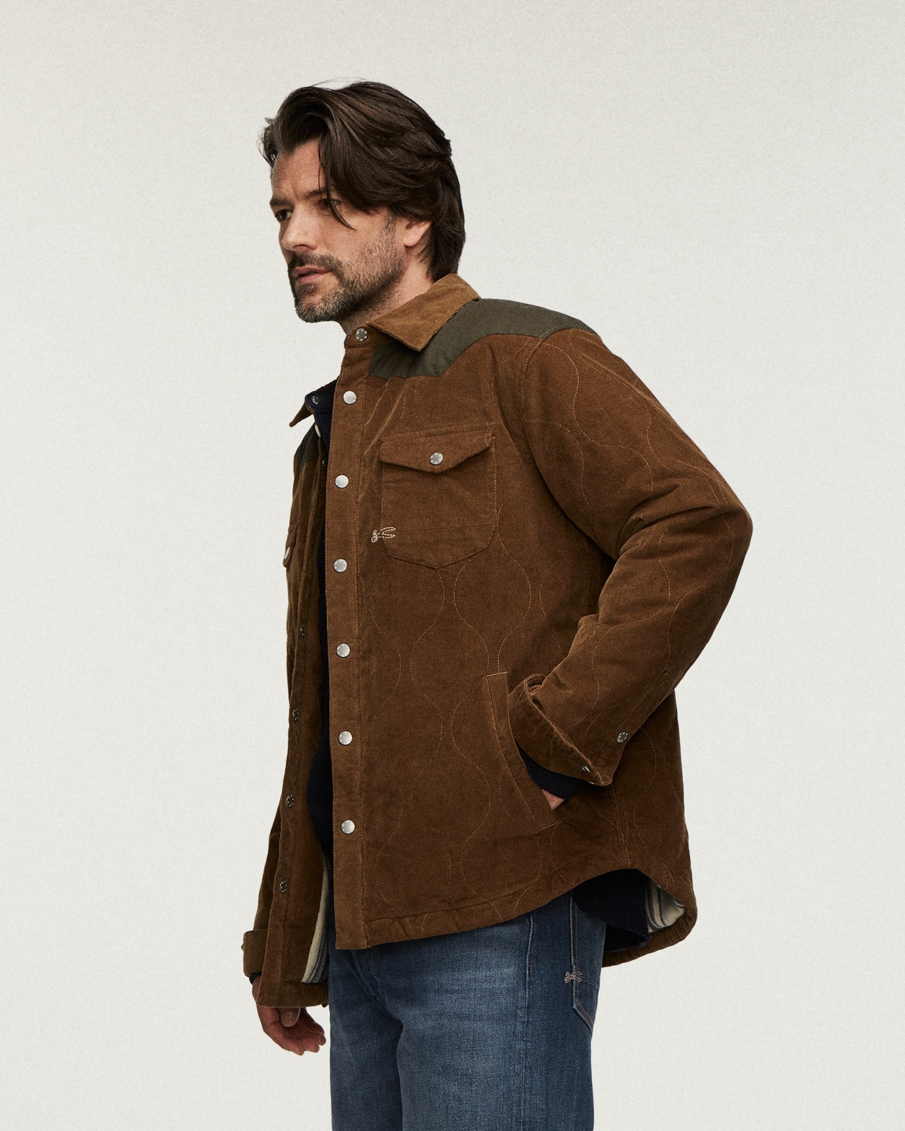 DENHAM 01-26-07-20-506 CRAFT JACKET corduroy overshirt