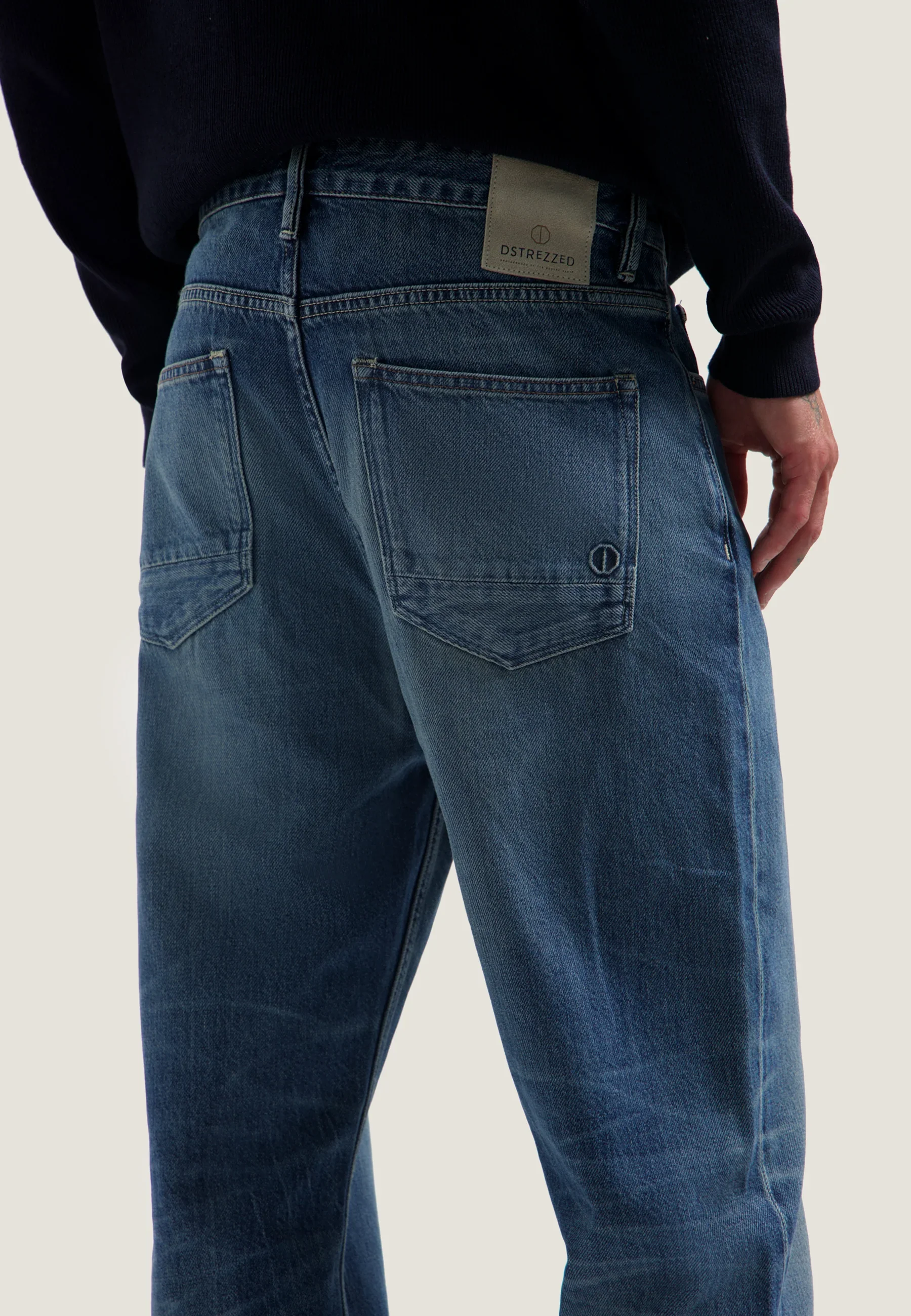 DSTREZZED 551562 Logan 5 Pocket  relaxed tapered jeans