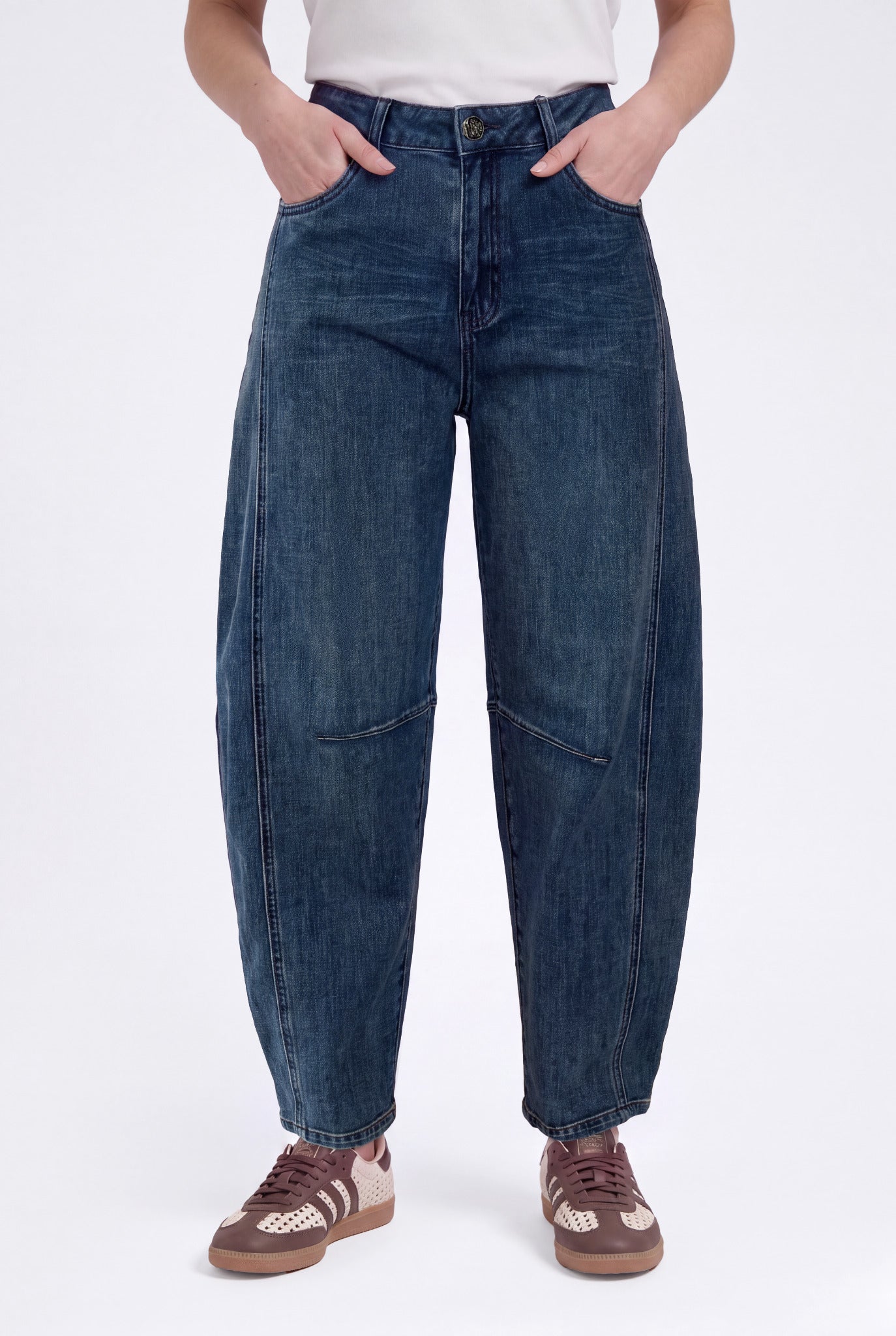 FLORÈZ CR0291 Shimmy Barrel Jeans