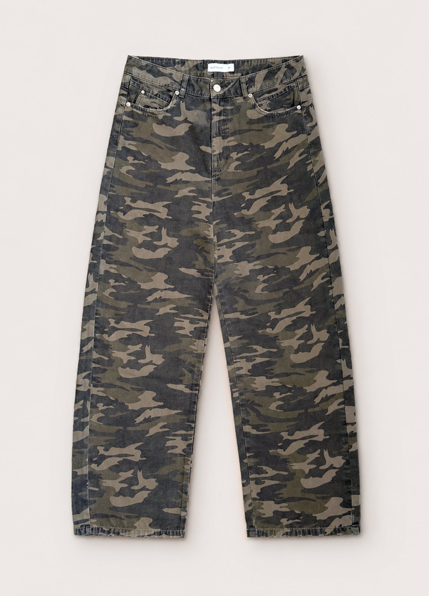 SUMMUM Barrelfit broek camouflage 4s3168-12726