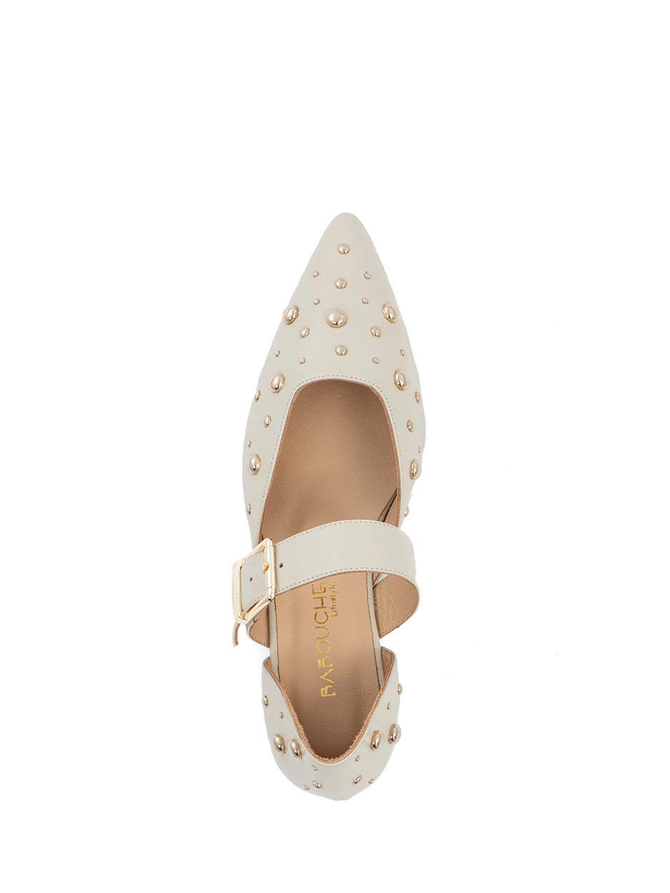 Babouche G-Ally-1 Ballerina - Off White