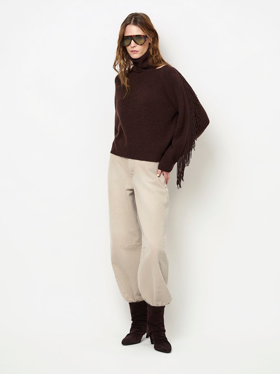 DANTE 6 263140 Brave Barrel Leg Jeans beige