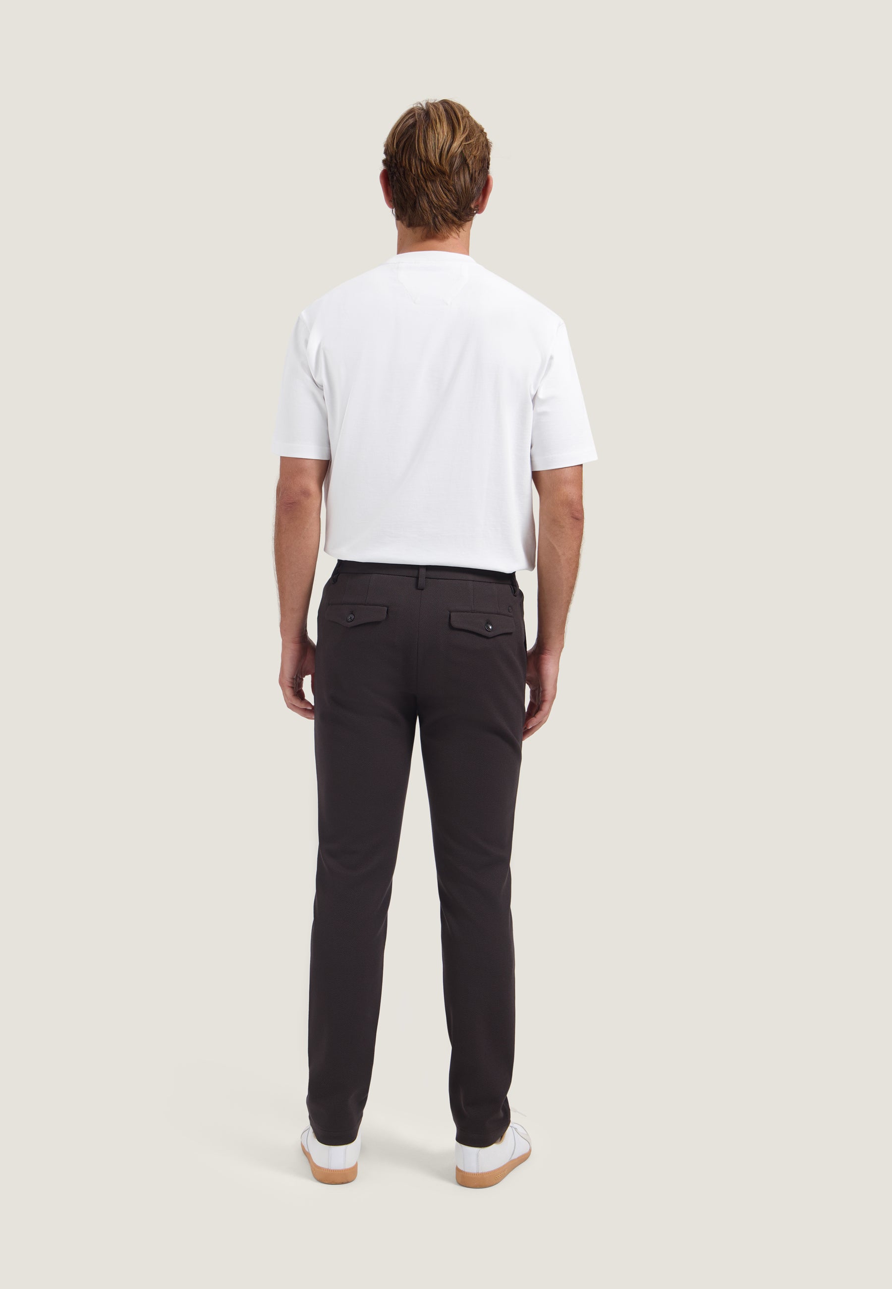 DESTREZZED 502034 MARLON PIQUE CHINO-Dk. Brown