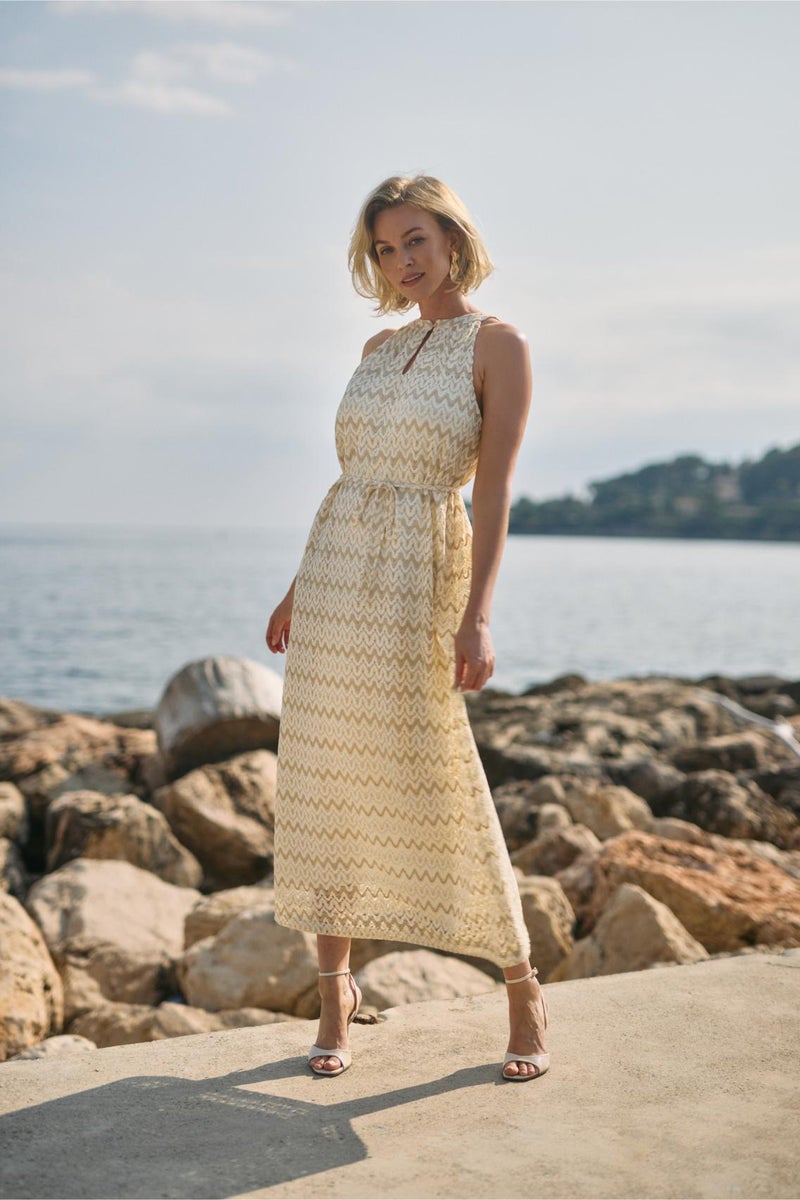 NUKUS NKS14029 Vio Dress Zigzag