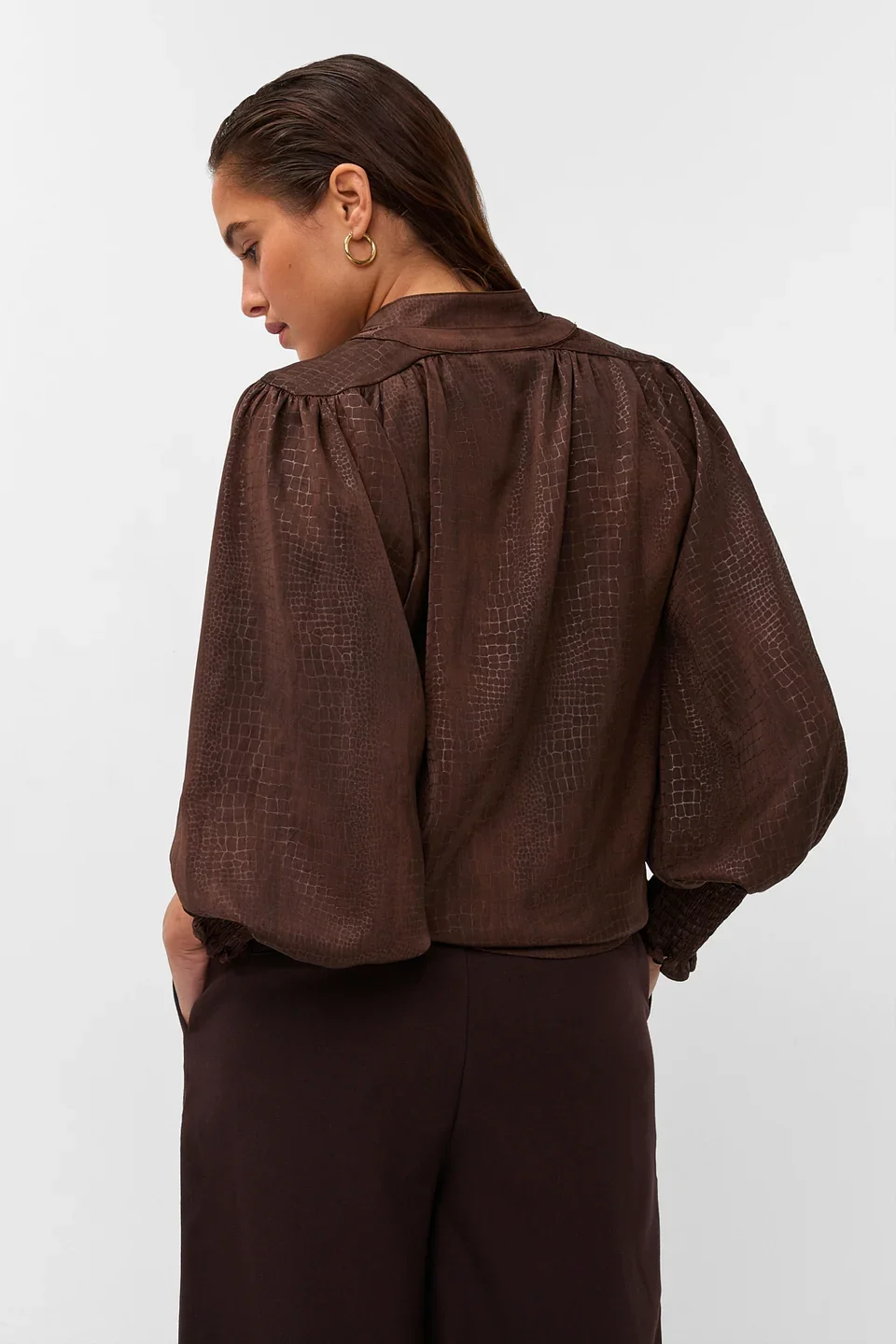 AMAYA Amsterdam Lune Blouse bruin