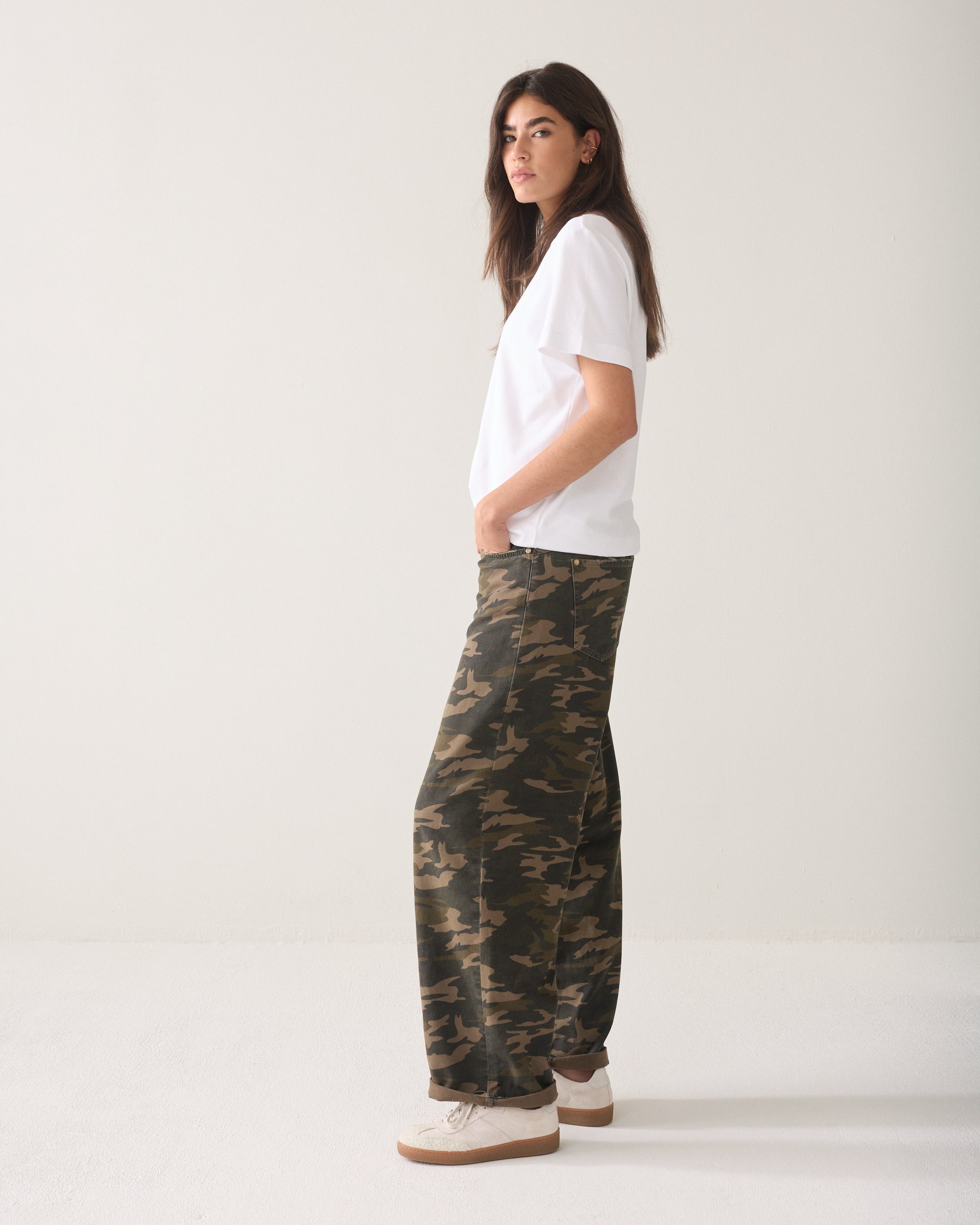 SUMMUM Barrelfit broek camouflage 4s3168-12726