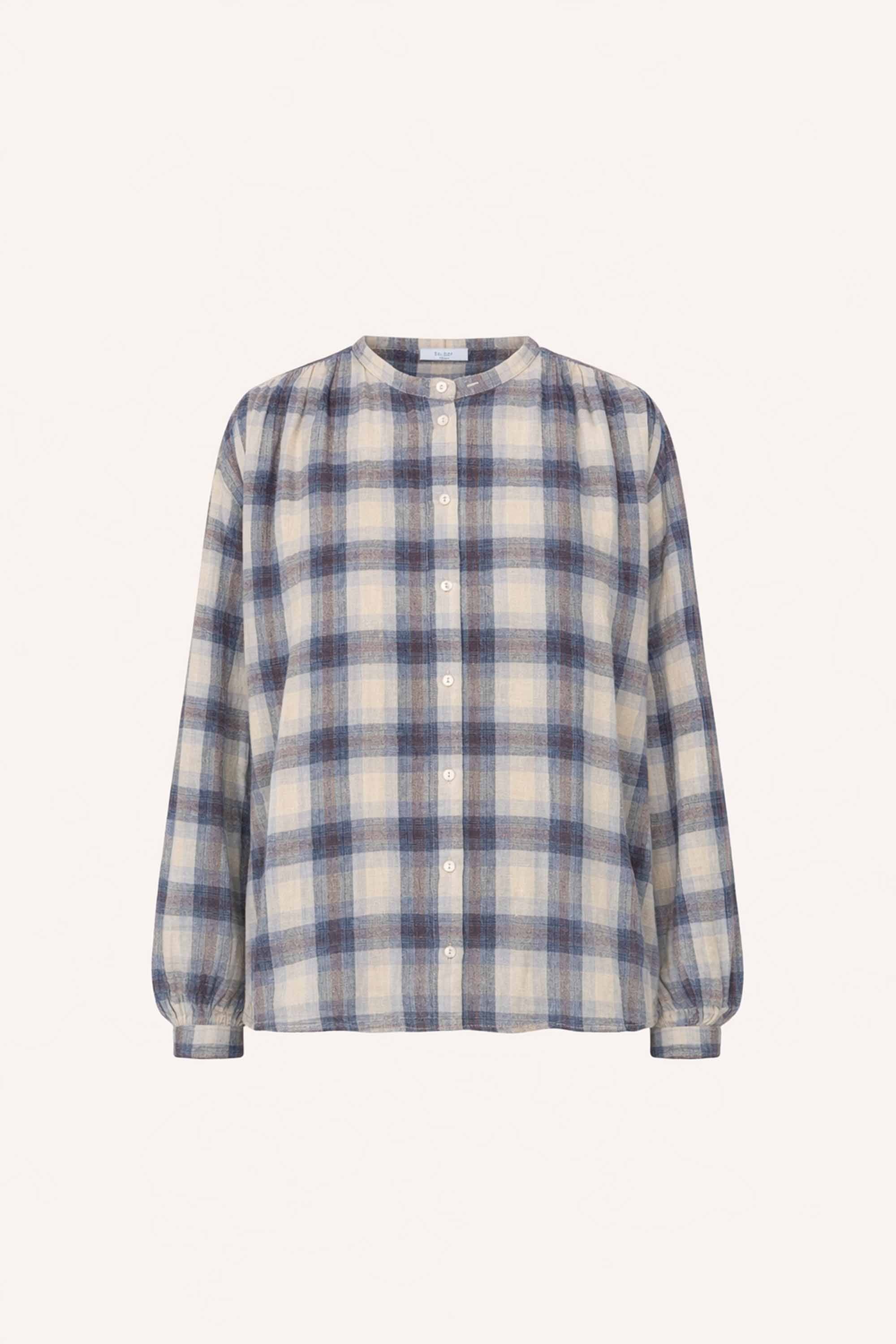 BY-BAR 26412021 NYKA TOKYA CHECK BLOUSE