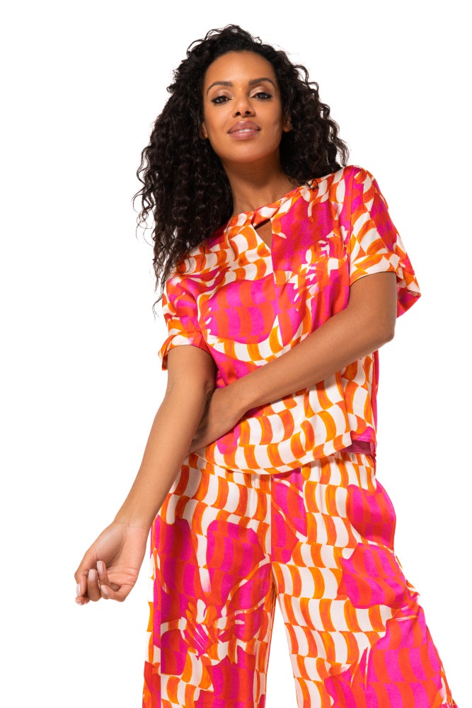 CarolineBiss 1657/79 (05) Tuniek met grafische print