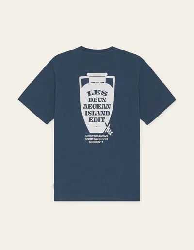 LES DEUX 1001975 Ceramic T-Shirt-DarkDenimBlue