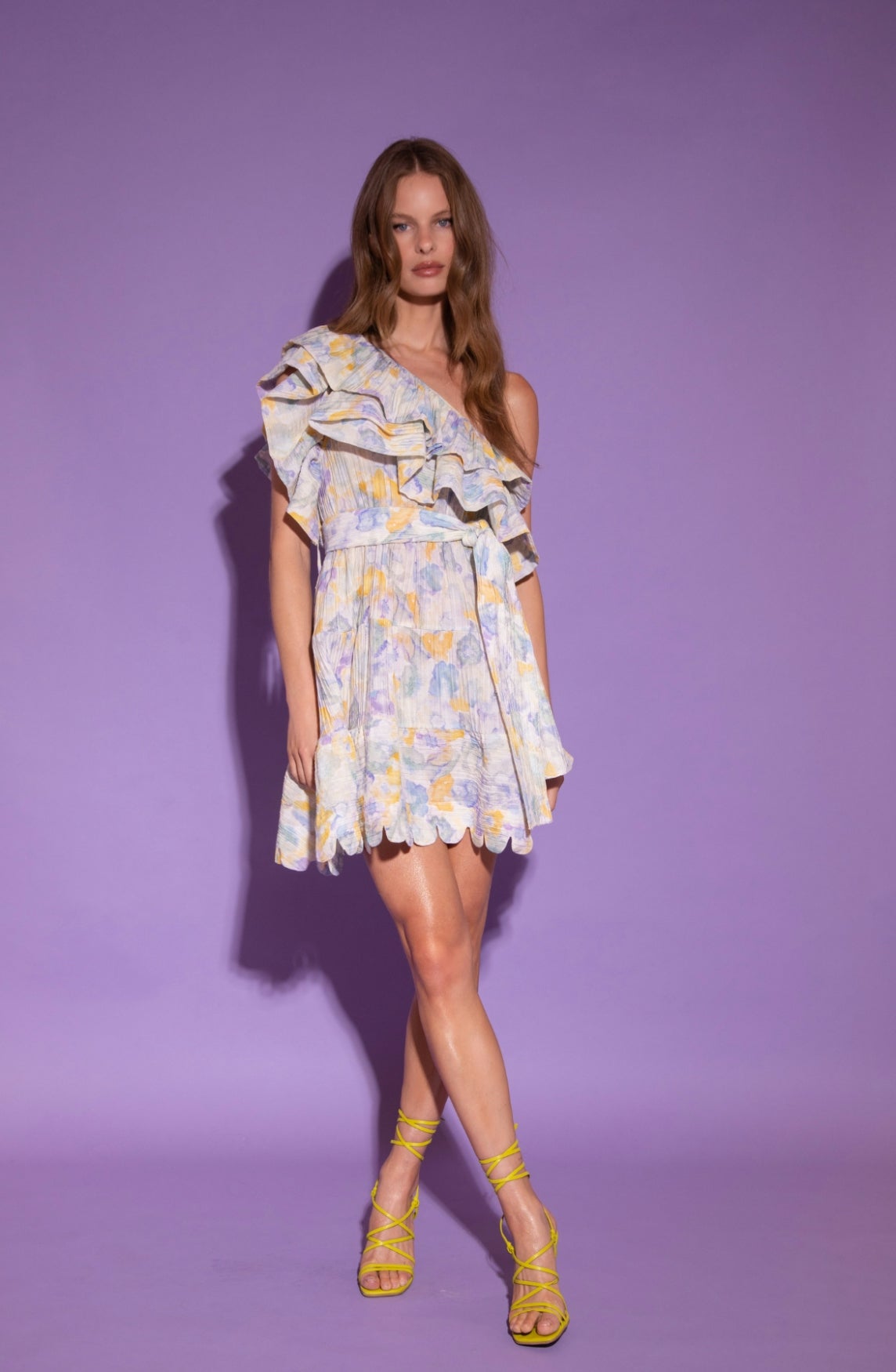 AMAYA Amsterdam Clover Jurk-Licht Blauw
