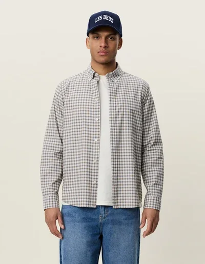 LES DEUX 1002229 TWO TONE MINI shirt groen