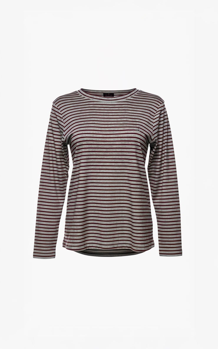 AIMEE THE LABEL ZenoLucaW6 STRIPED LONGSLEEV