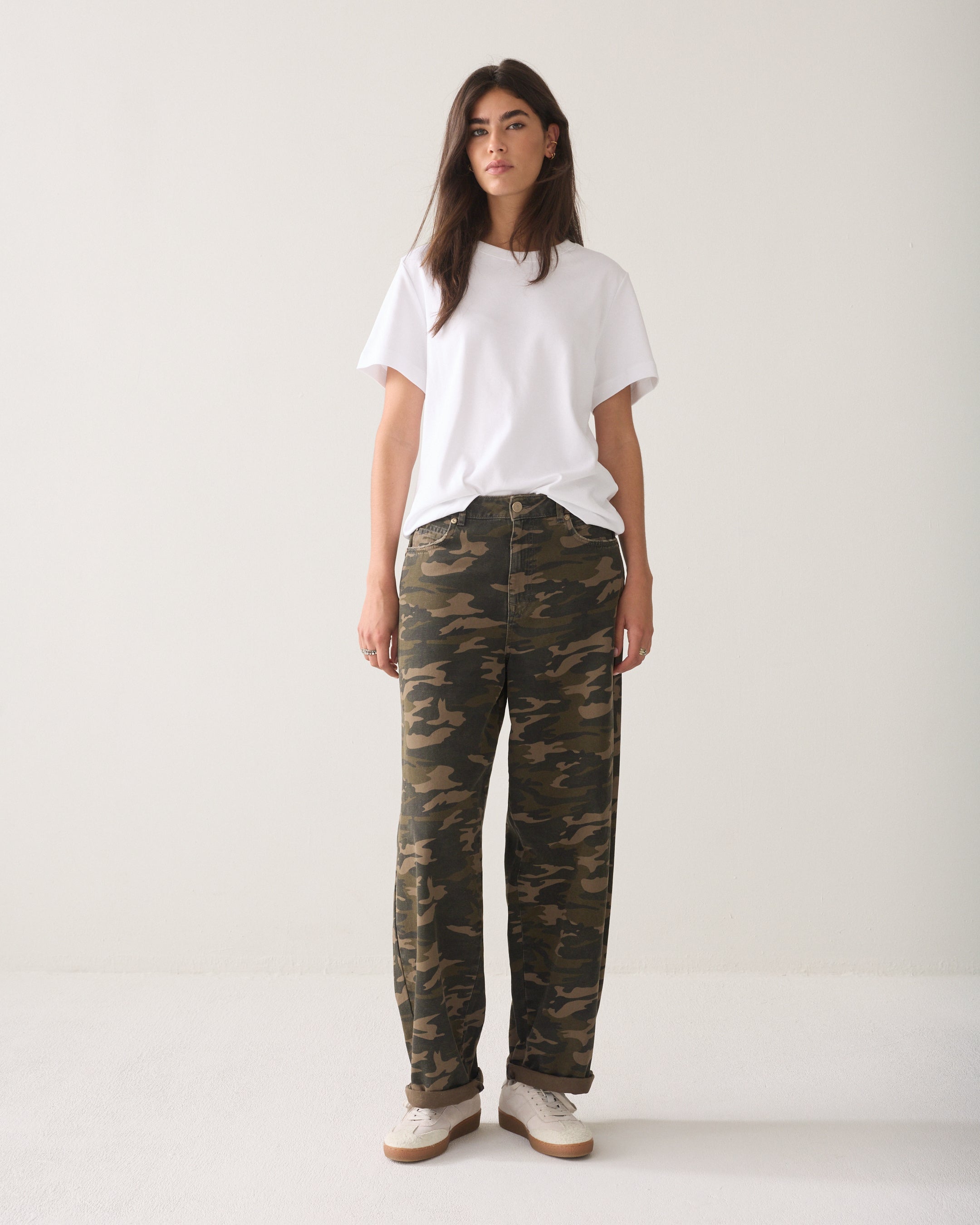 SUMMUM Barrelfit broek camouflage 4s3168-12726